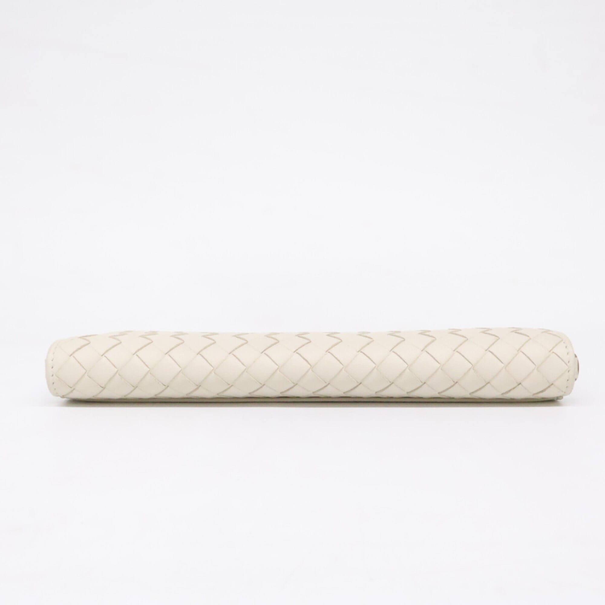 Bottega Veneta Ivory Leather Chain/Shoulder Wallet (Pre-Owned)