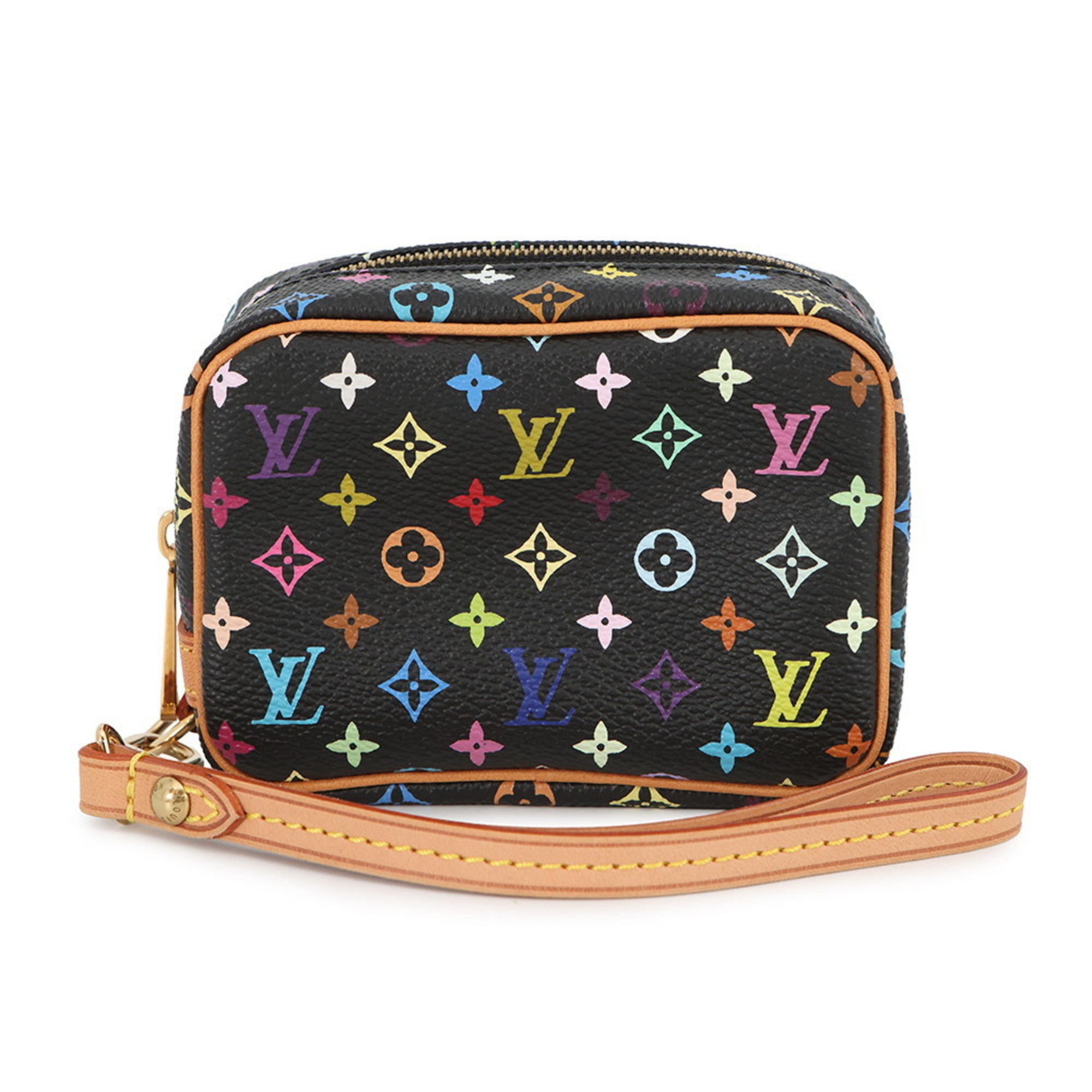 Louis Vuitton Brown Noir Monogram Multicolore Pouch (Pre-Owned)