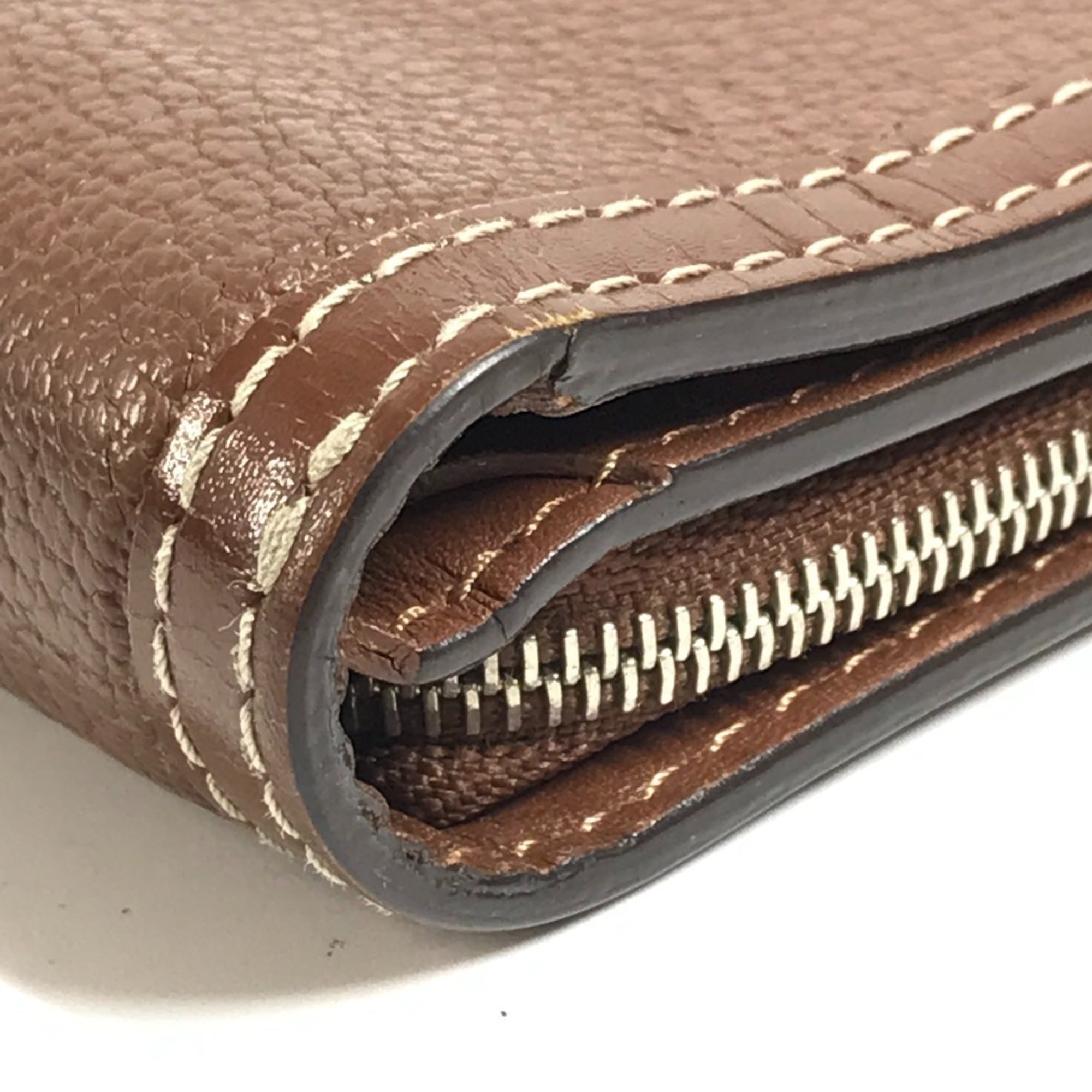 Louis Vuitton Suhali Brown Suhali Leather Wallet (Bi-Fold) (Pre-Owned)
