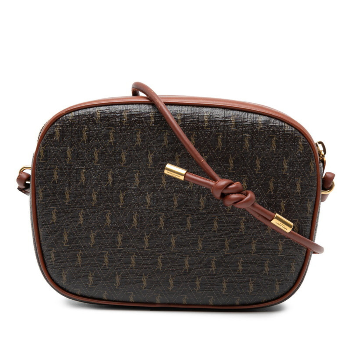 Saint Laurent Brown Pvc Leather Shoulder Bag (Pre-Owned)
