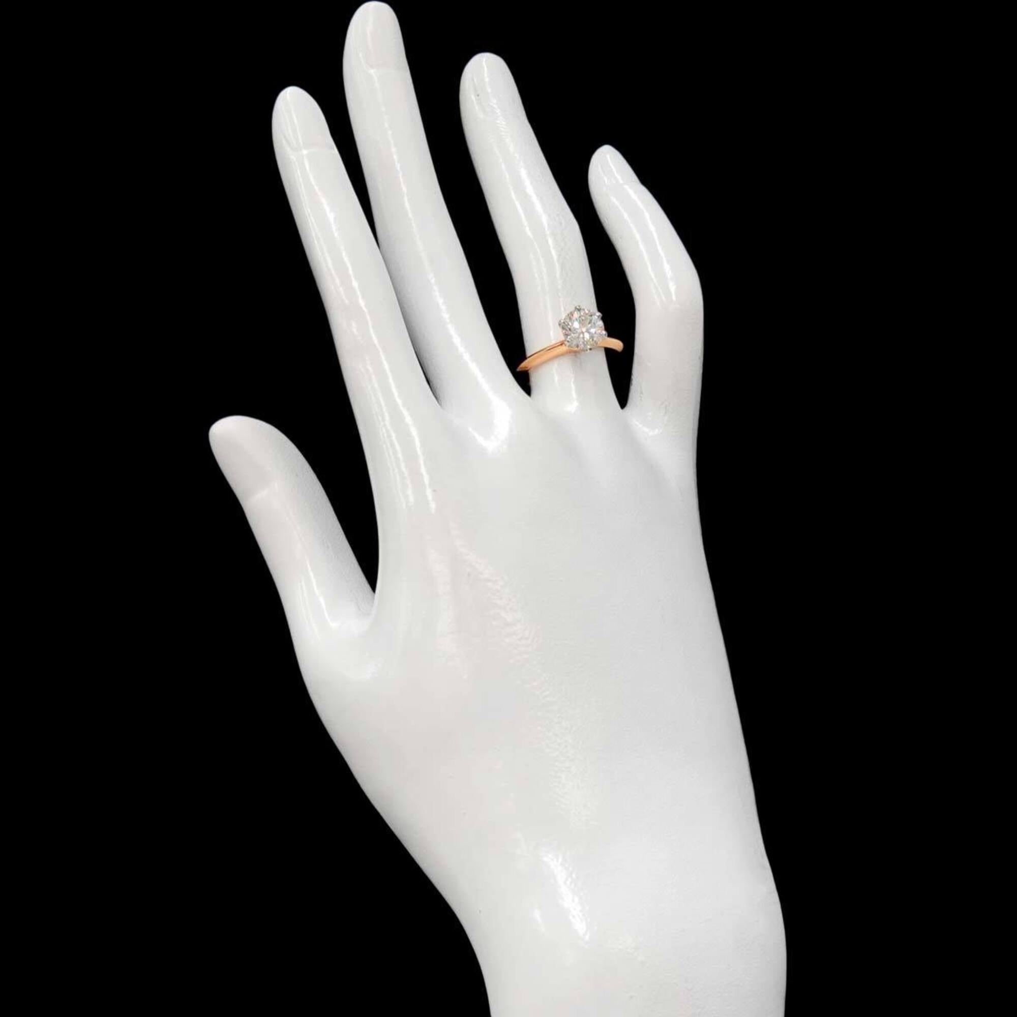 Tiffany Pink Gold (18K) Platinum 950 Band Ring (Pre-Owned)