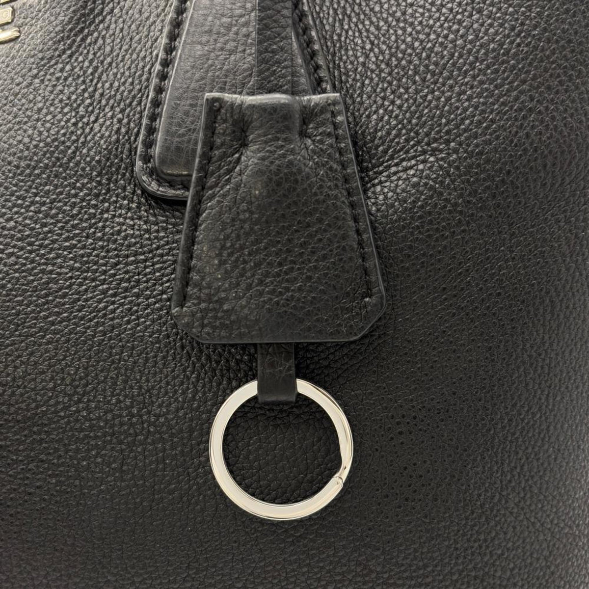 Prada Black Leather Tote Bag (Pre-Owned)