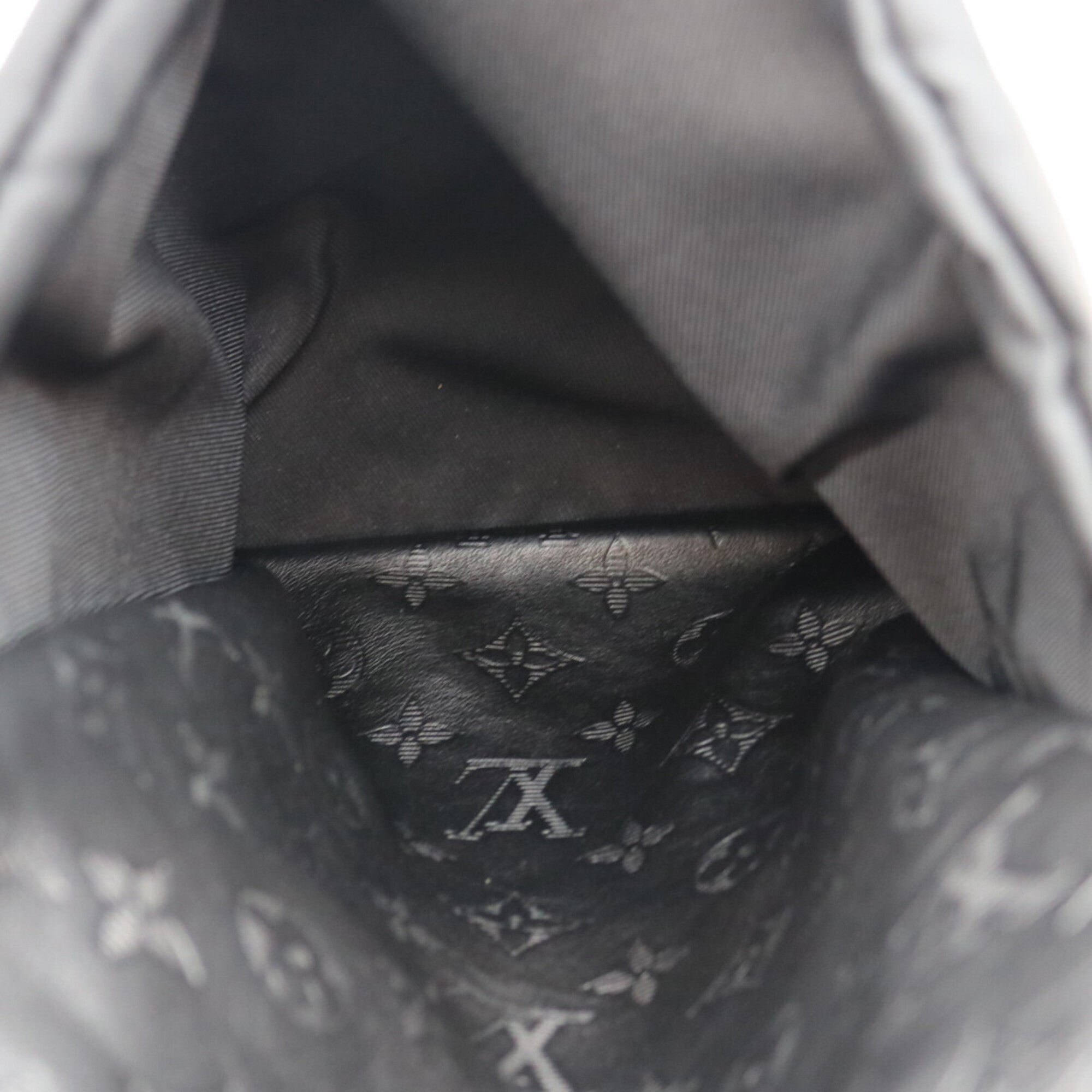 Louis Vuitton Black Monogram Shadow Backpack (Pre-Owned)