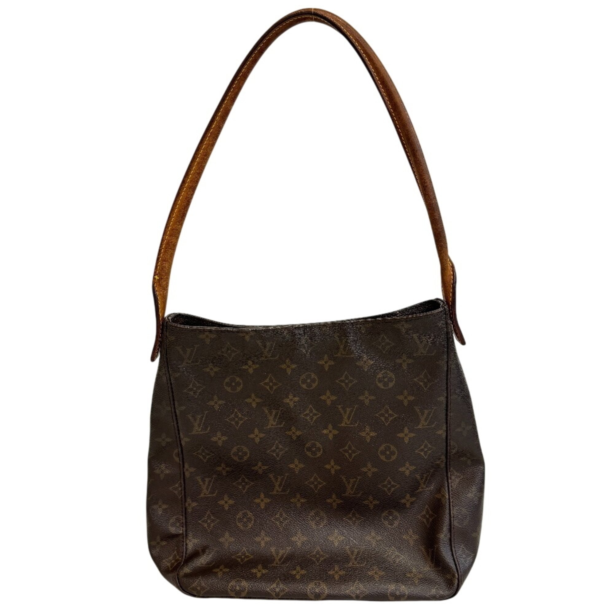 Louis Vuitton Brown Monogram Leather Pvc Handbag (Pre-Owned)