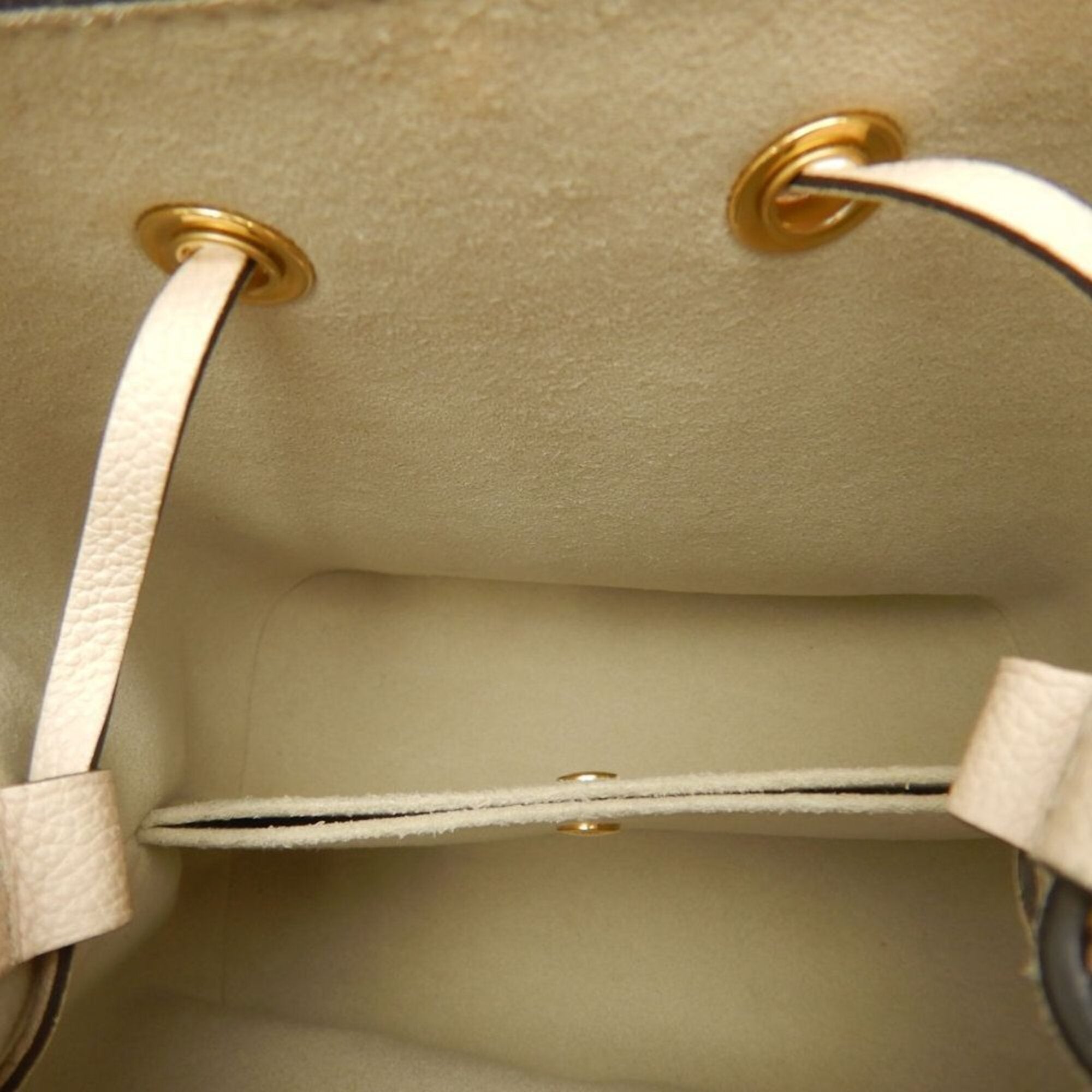 Louis Vuitton Monogram Empreinte Cream Saffron Monogram Empreinte Shoulder Bag (Pre-Owned)