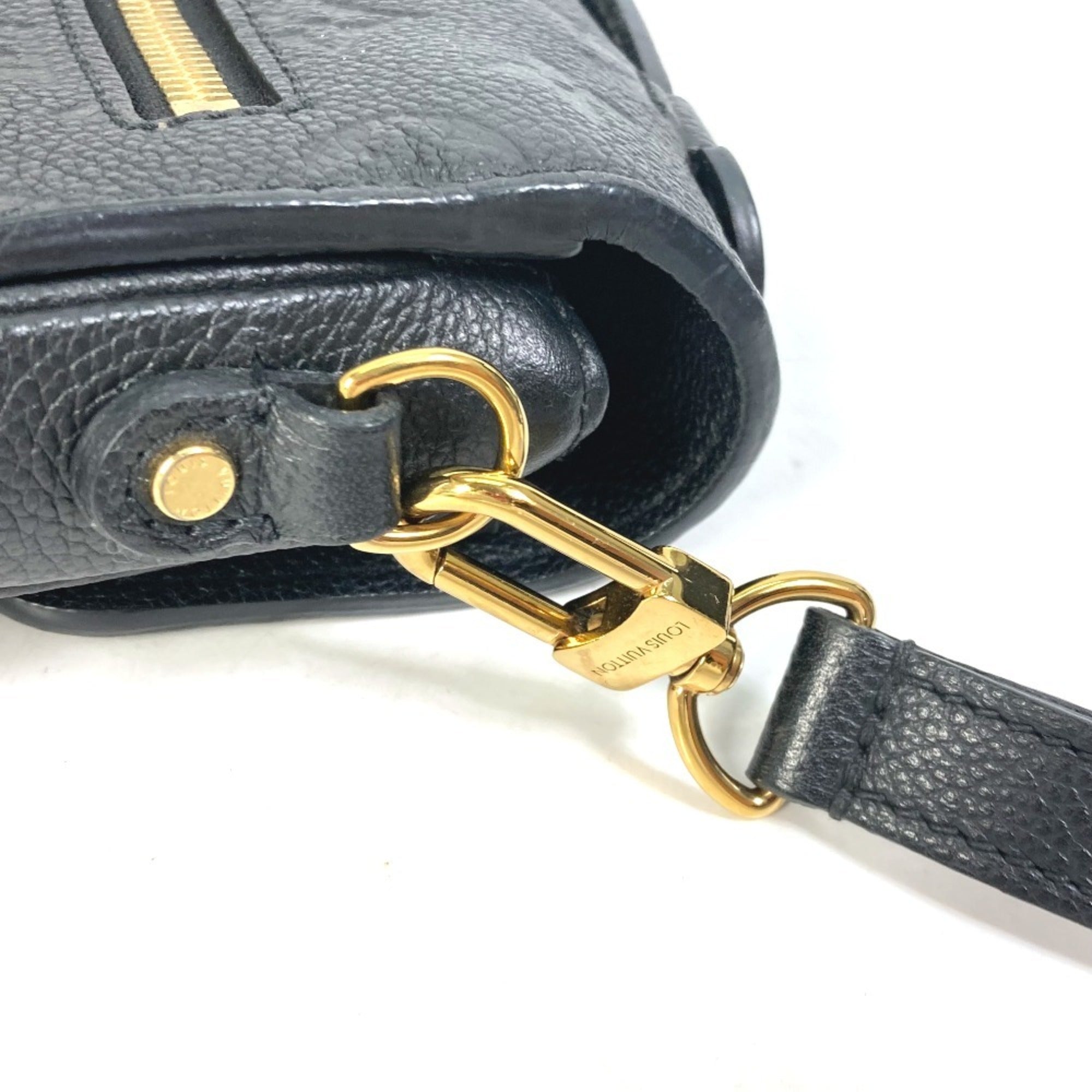 Louis Vuitton Monogram Empreinte Black Noir Monogram Empreinte Handbag Shoulder Bag (Pre-Owned)