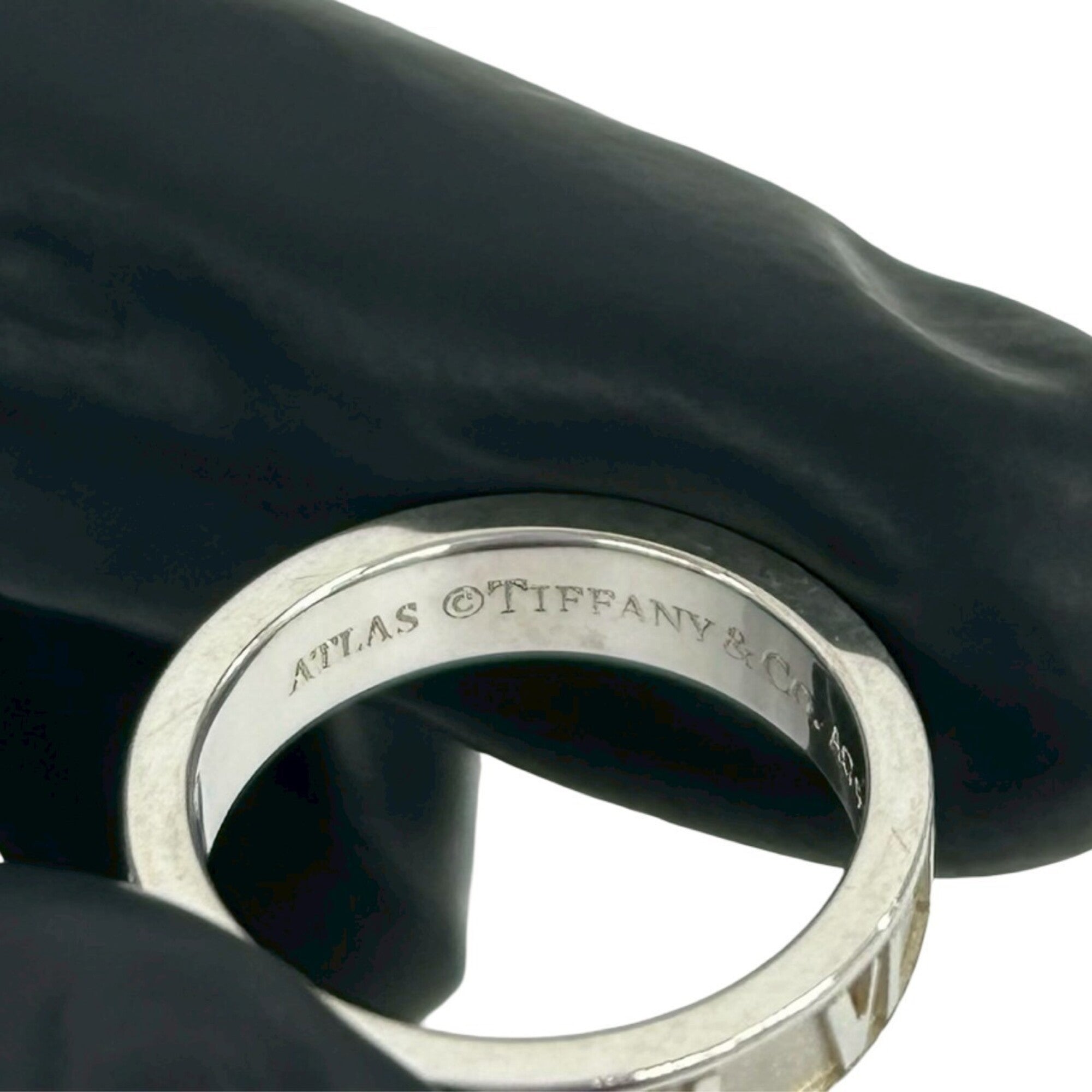 Tiffany Silver Silver 925 Band Ring (Pre-Owned)
