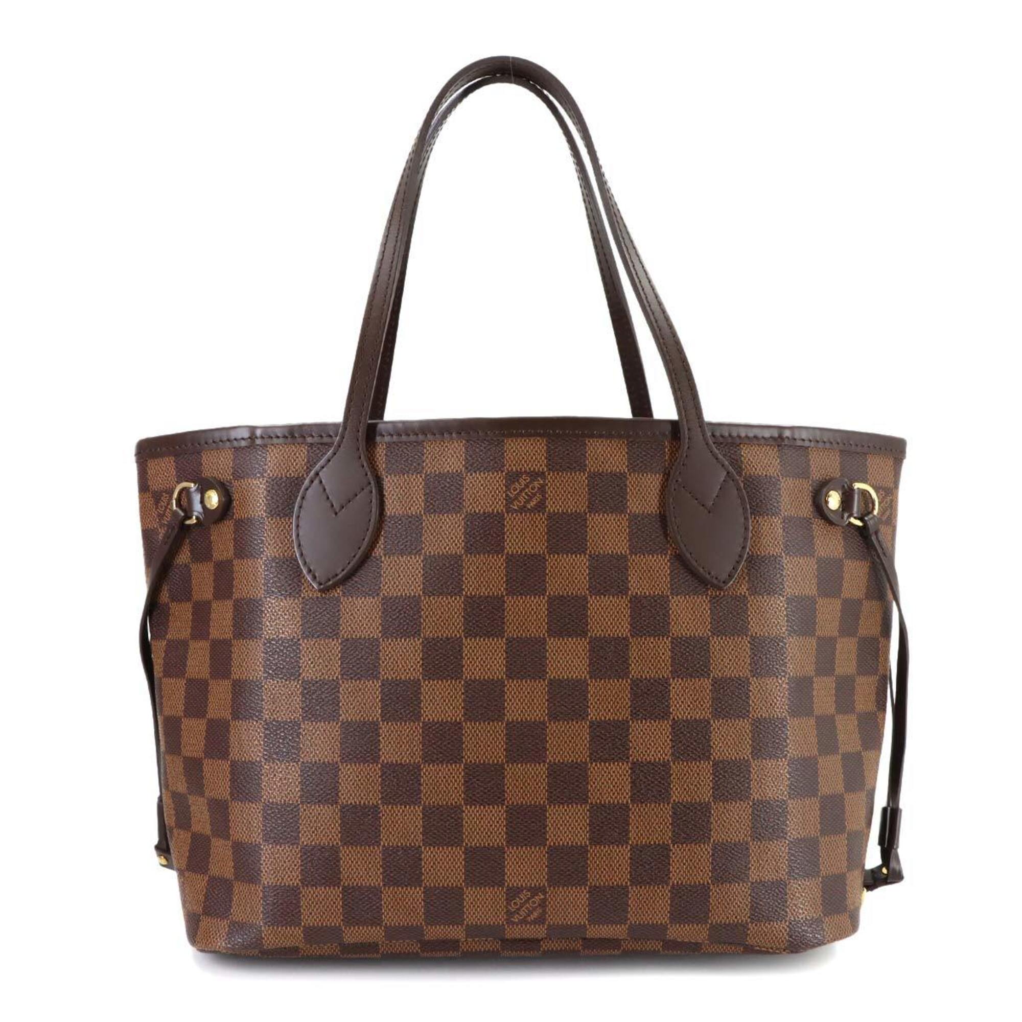 Louis Vuitton Ebene Damier Canvas Handbag Tote Bag (Pre-Owned)
