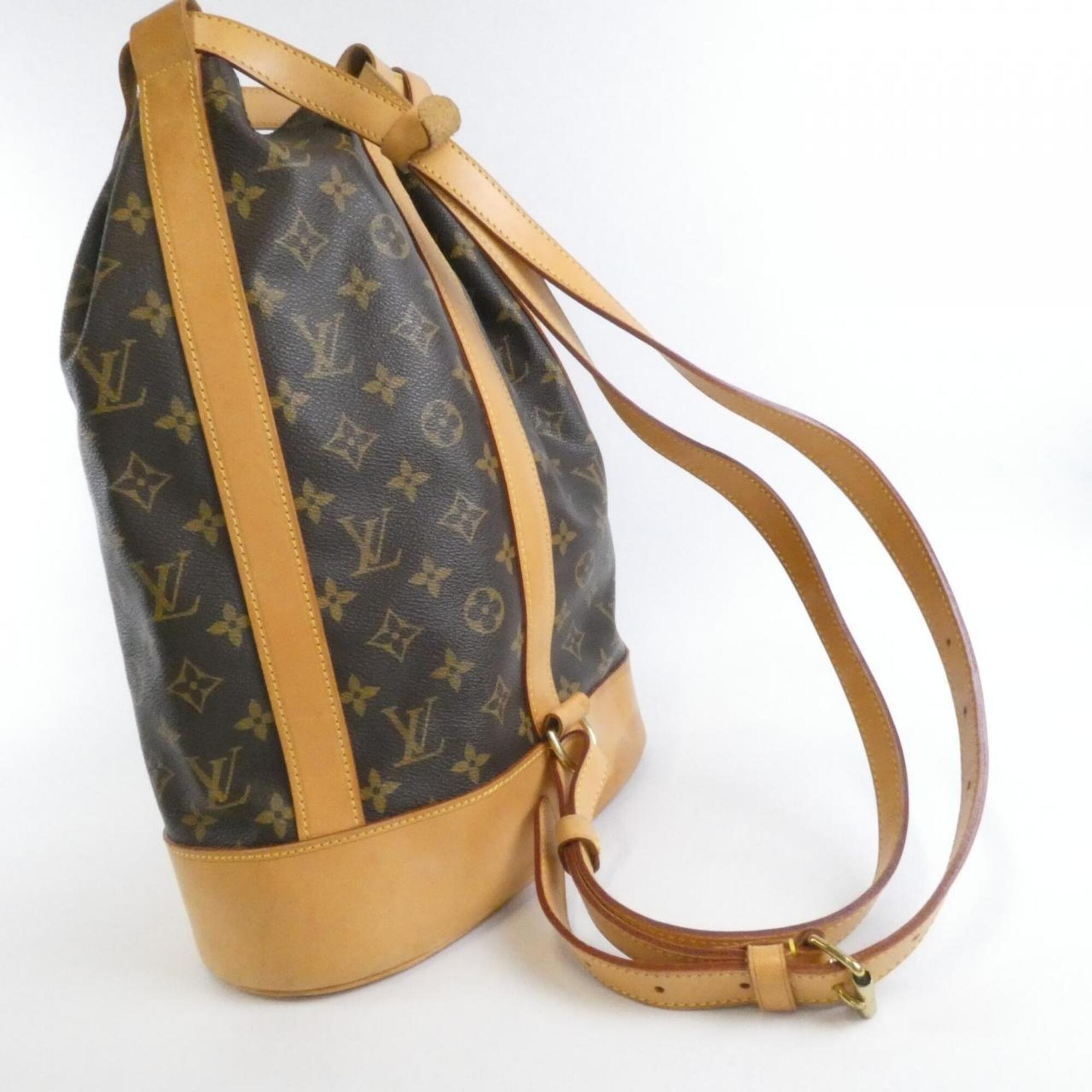 Louis Vuitton Brown Coated Canvas Shoulder Bag (Pre-Owned)