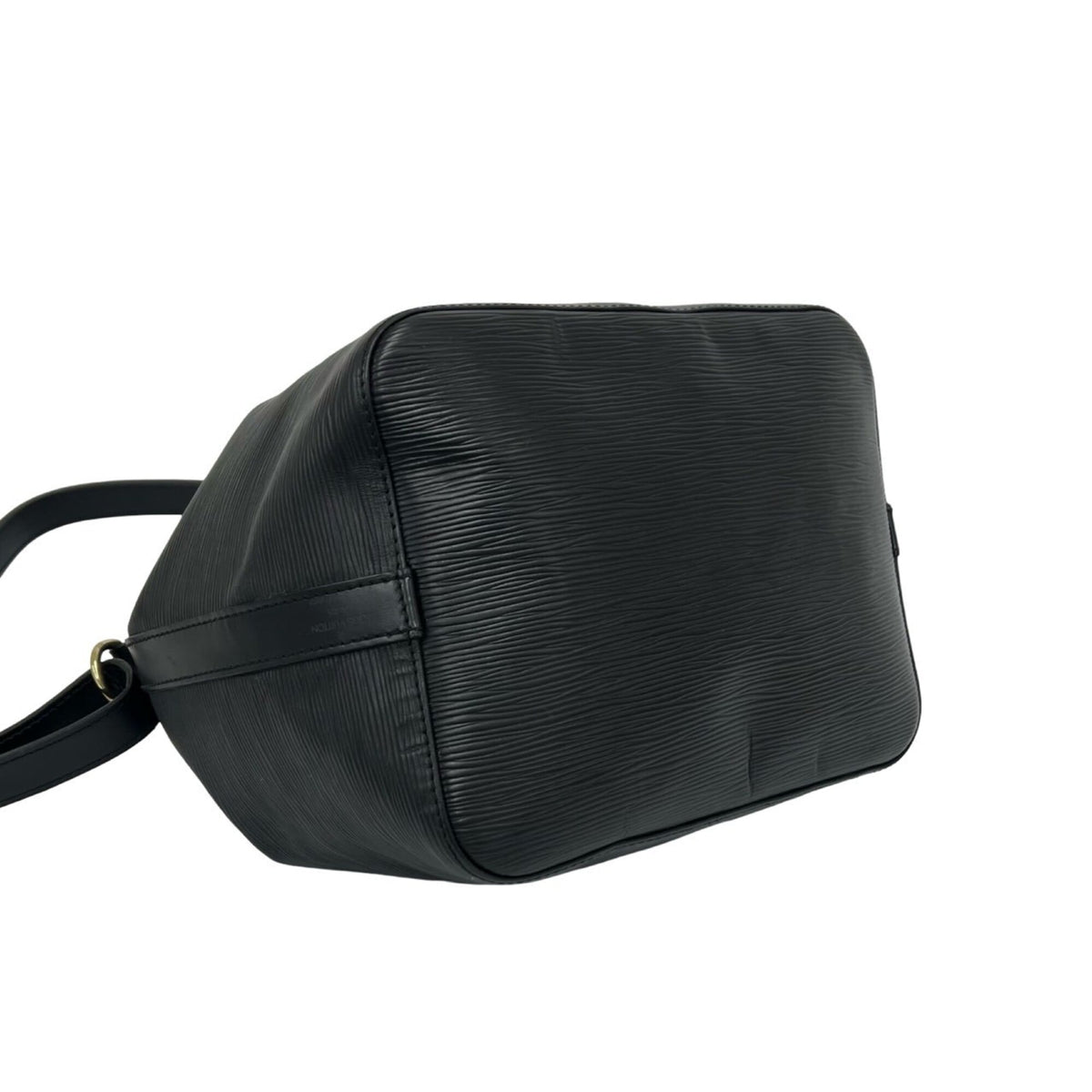 Louis Vuitton Black Leather Shoulder Bag (Pre-Owned)
