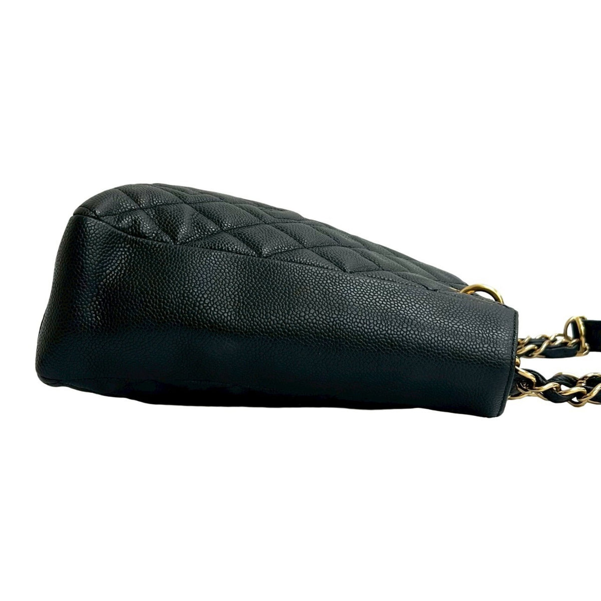 Chanel Black Grained Calfskin Handbag Tote Bag (Pre-Owned)