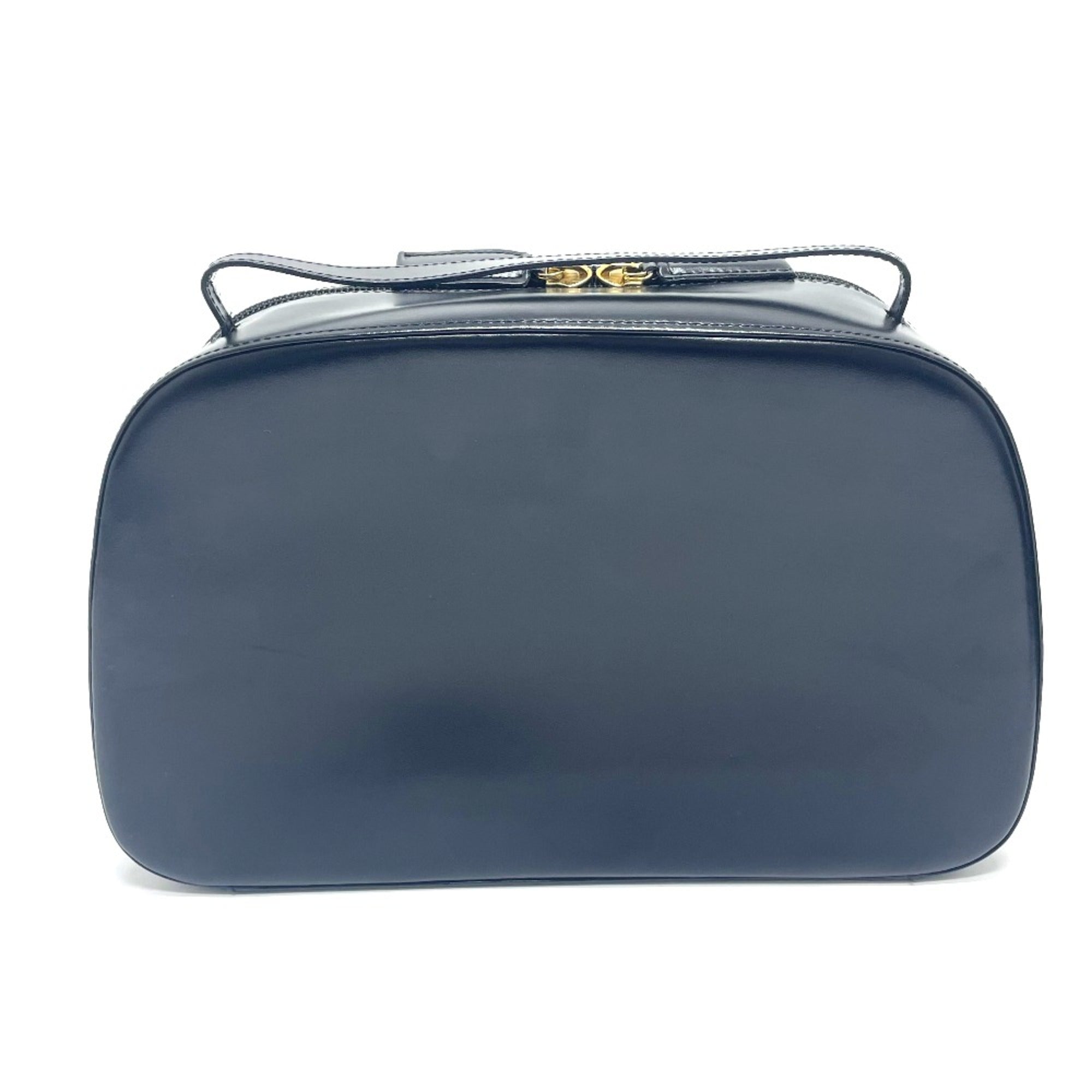 Versace Black Leather Handbag (Pre-Owned)