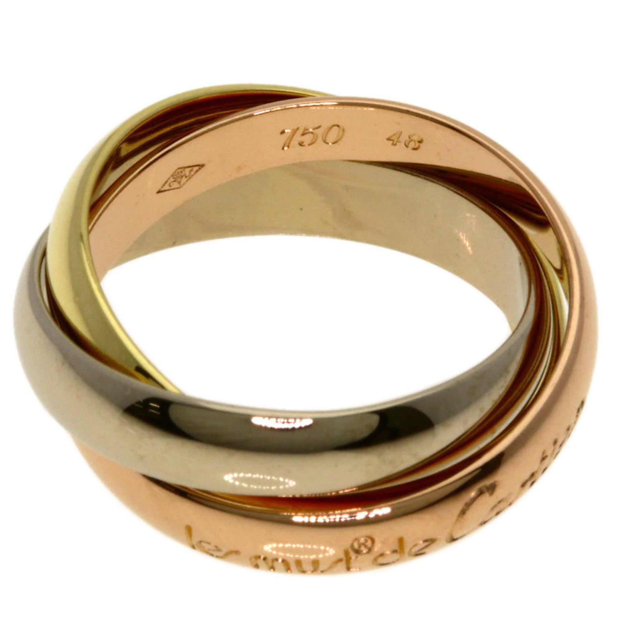 Cartier Yellow Gold (18K) Pink Gold (18K) White Gold (18K) Band Ring (Pre-Owned)