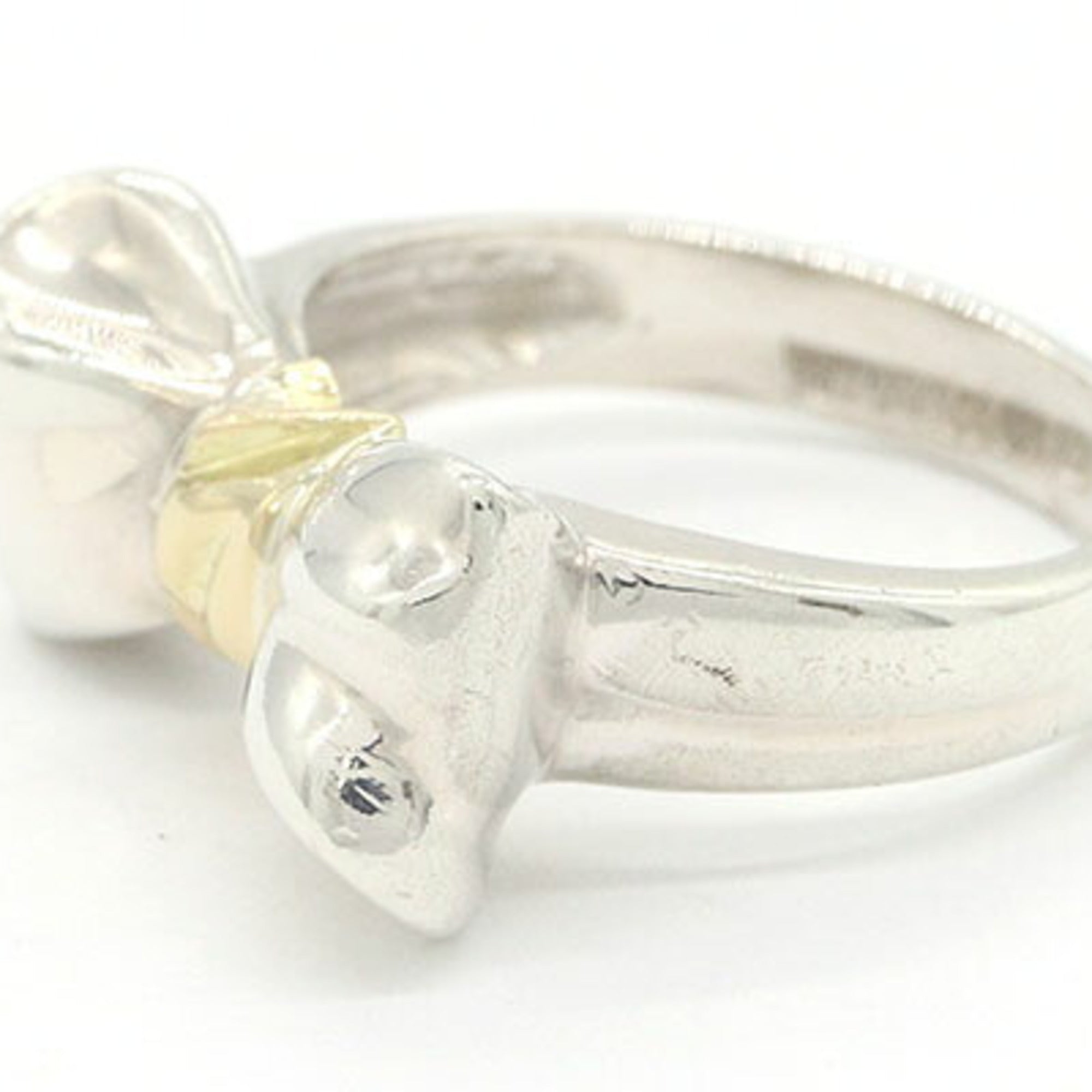Tiffany Yellow Sterling Silver 925 Pinky Ring (Pre-Owned)