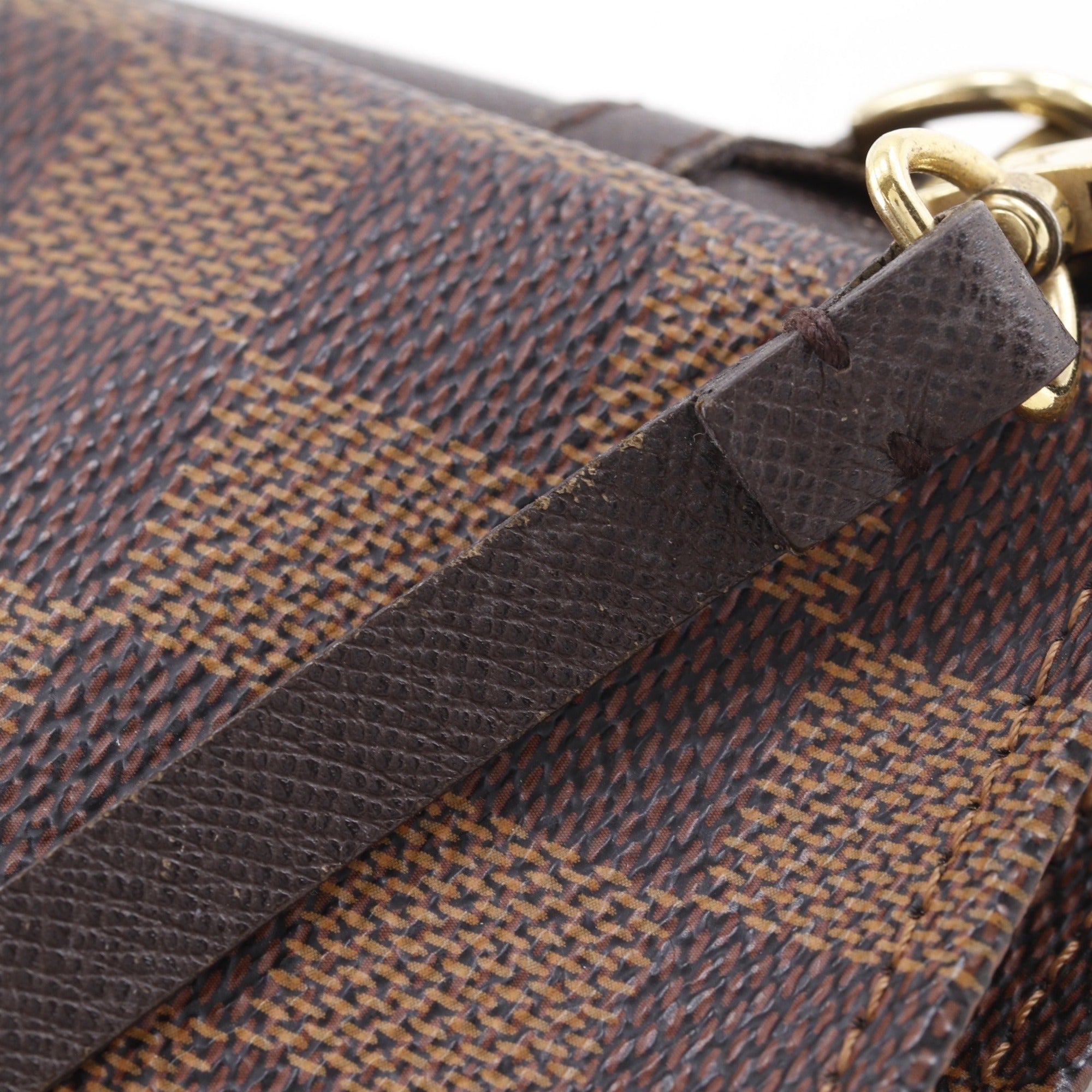 Louis Vuitton Brown Damier Canvas Pouch (Pre-Owned)
