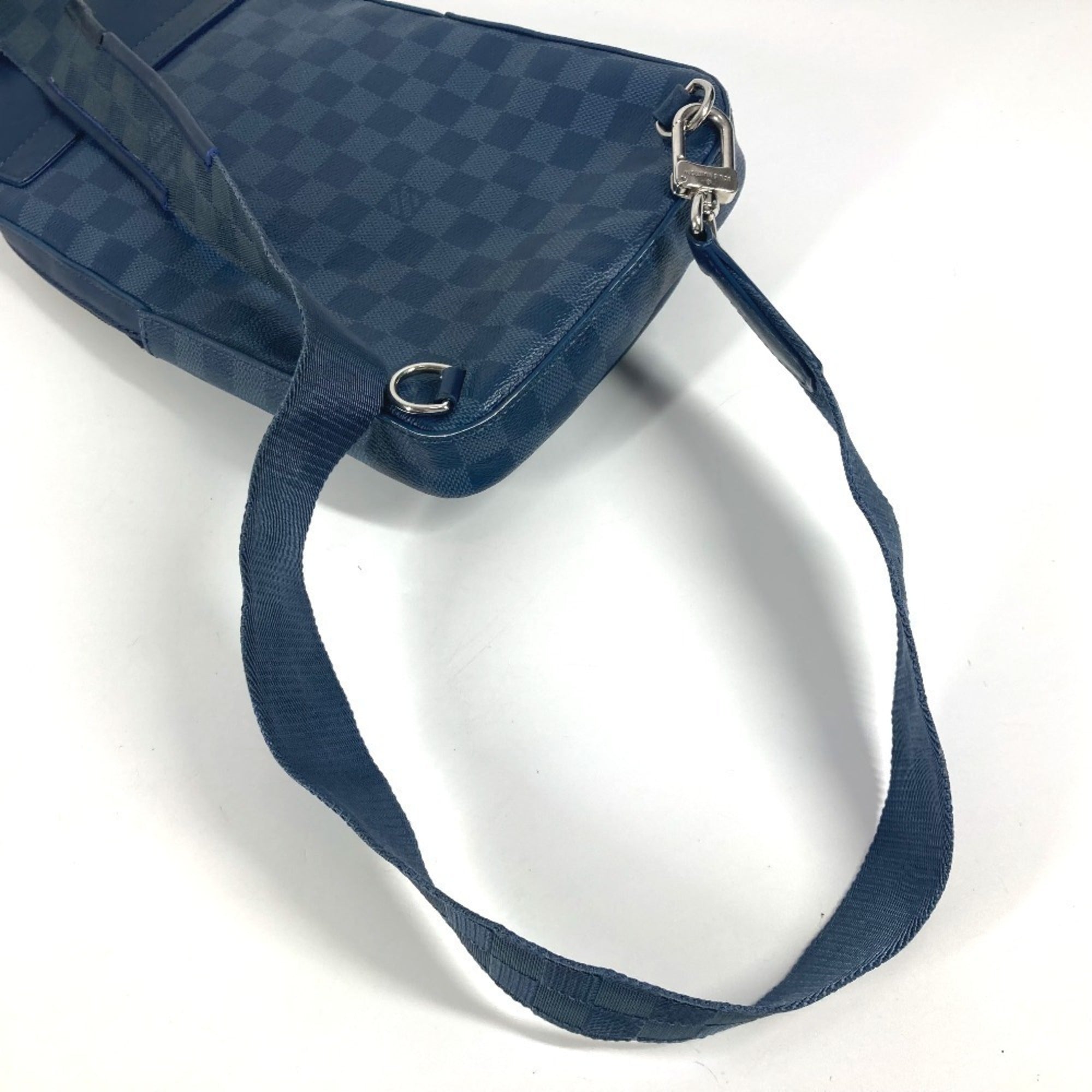 Louis Vuitton Damier Graphite Navy Damier Graphite Damier Infini Shoulder Bag Sling Bag (Pre-Owned)