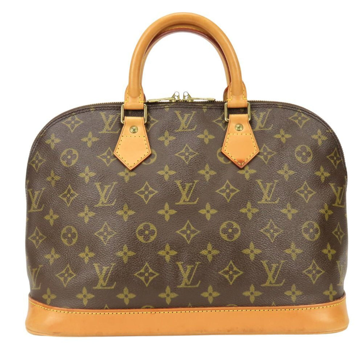 Louis Vuitton Monogram Brown Monogram Leather Handbag (Pre-Owned)