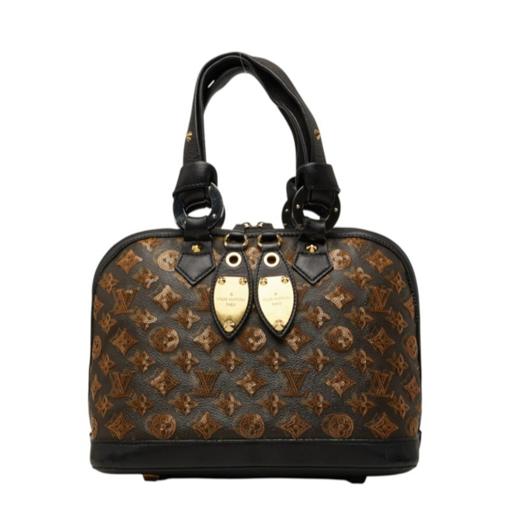 Louis Vuitton Brown Monogram Eclipse Pvc Leather Handbag (Pre-Owned)