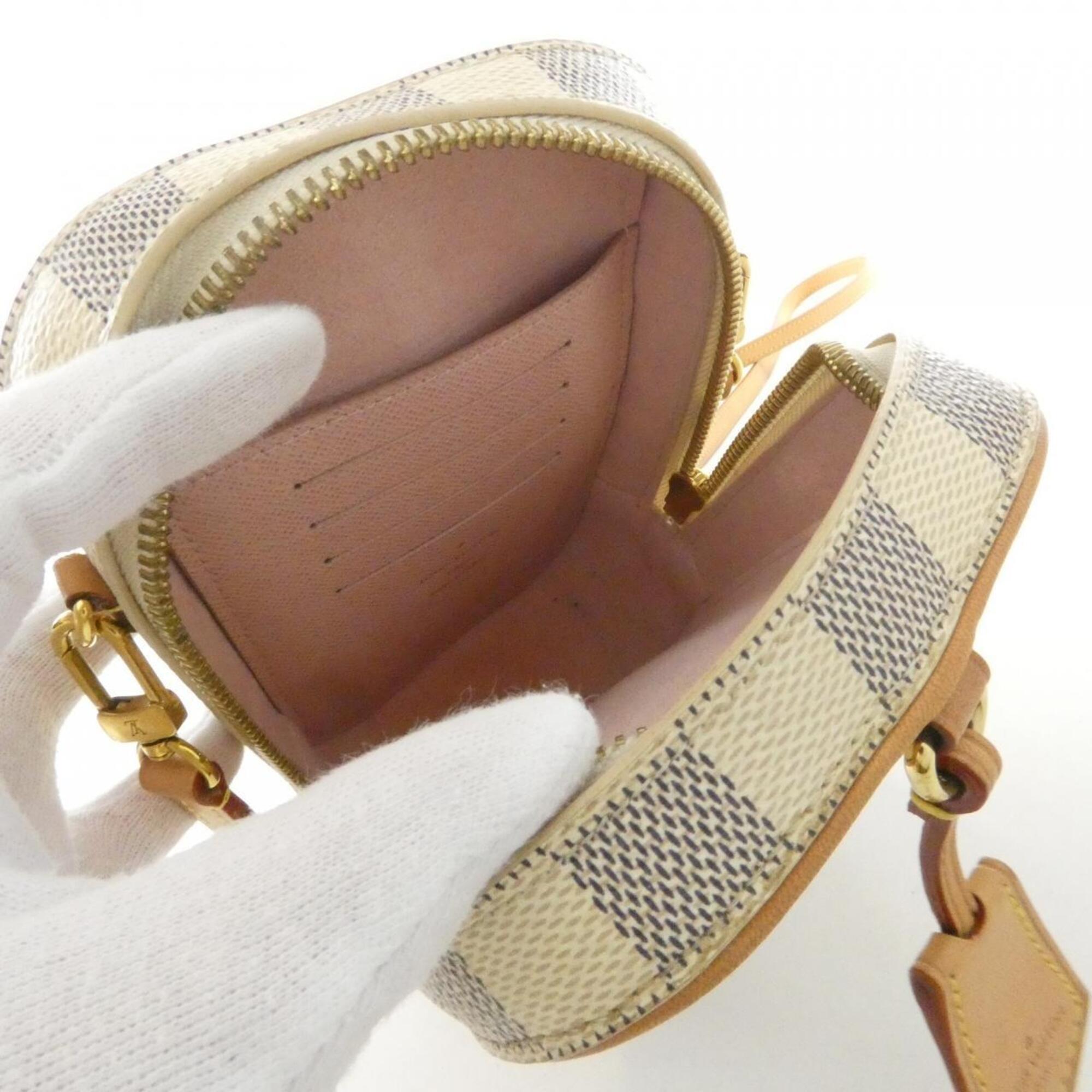 Louis Vuitton Azur Coated Canvas Shoulder Bag (Pre-Owned)