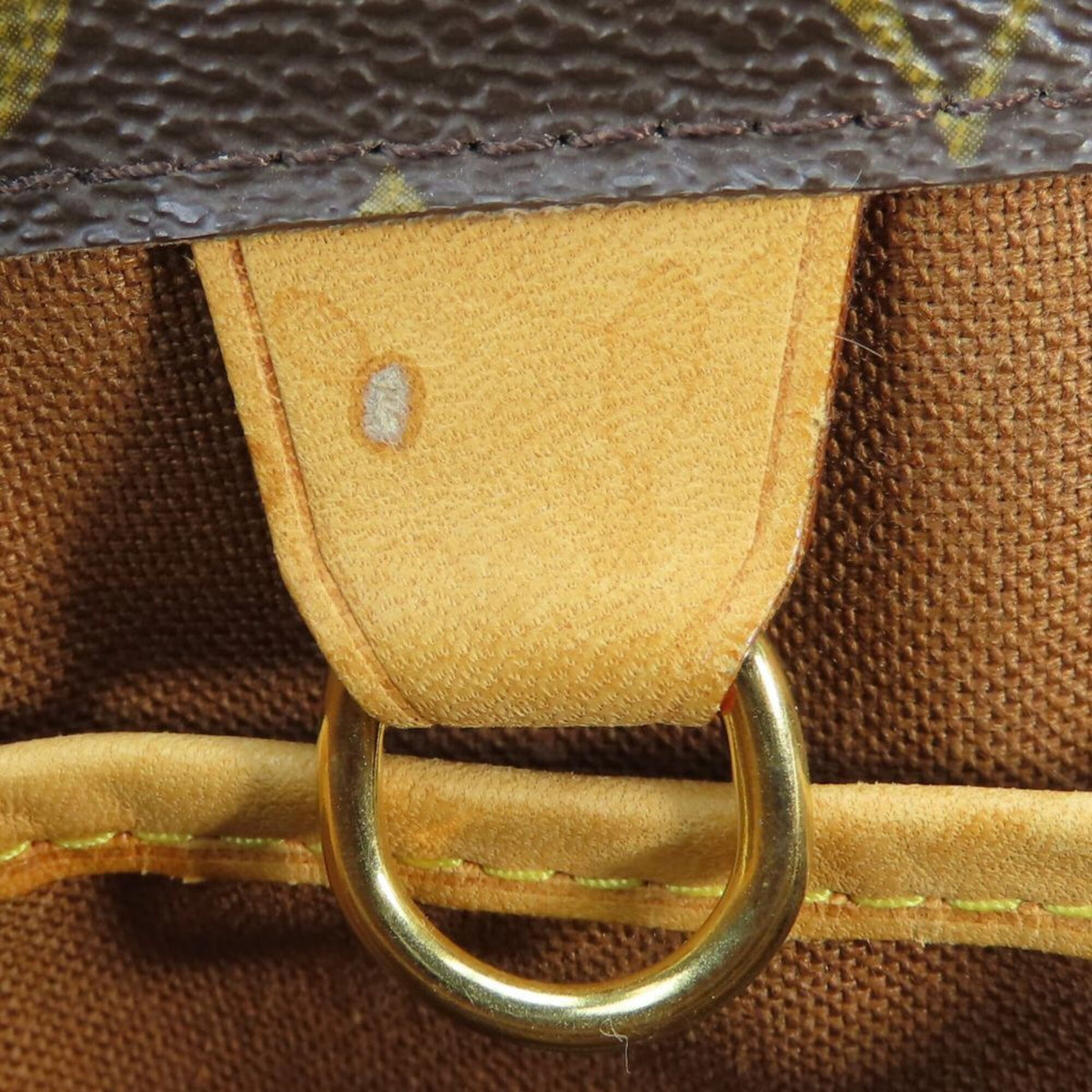Louis Vuitton Brown Monogram Leather Handbag (Pre-Owned)