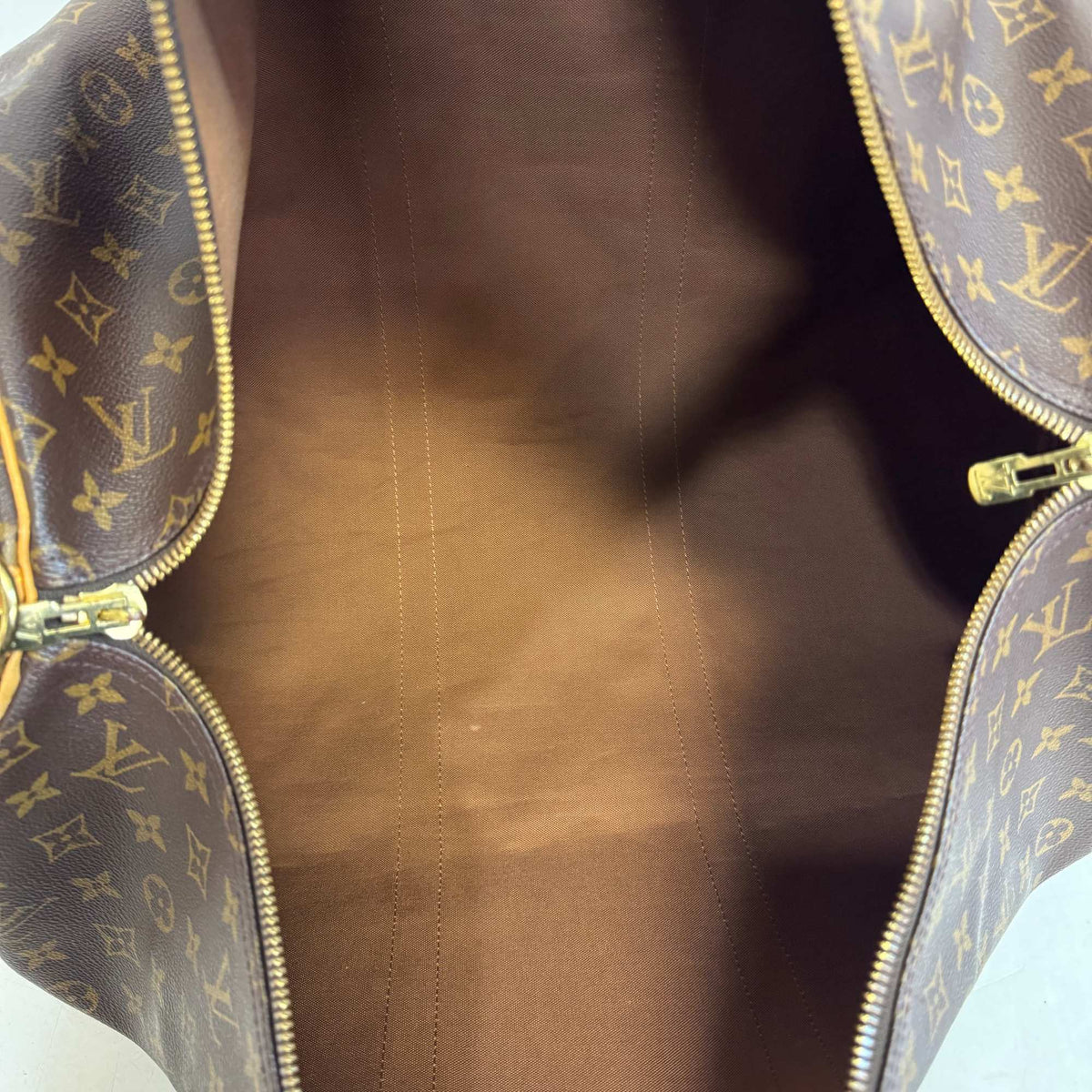 Louis Vuitton Brown Monogram Canvas Boston Bag Shoulder Bag (Pre-Owned)