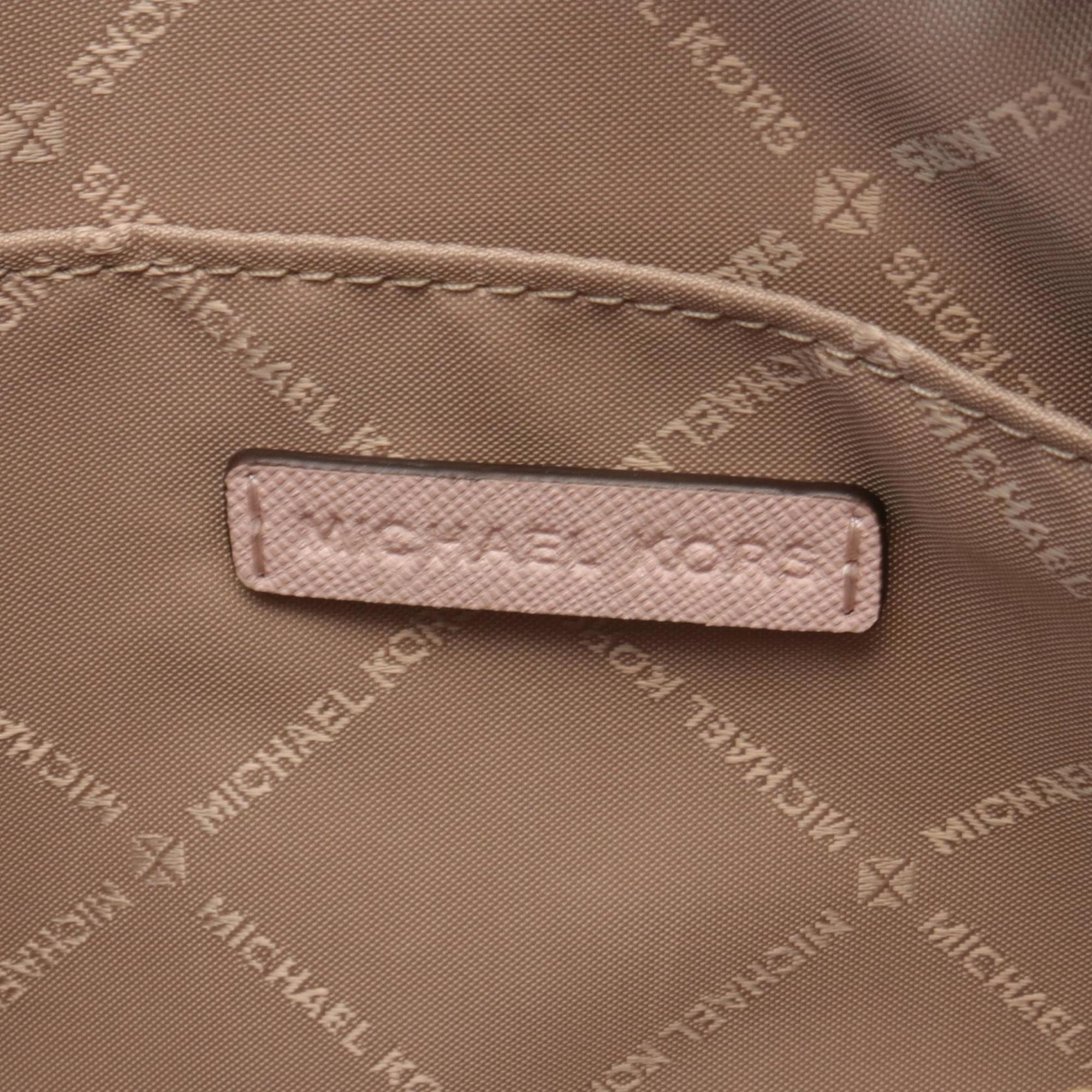 Michael Kors Pink Leather Shoulder Bag Sling Bag (Pre-Owned)