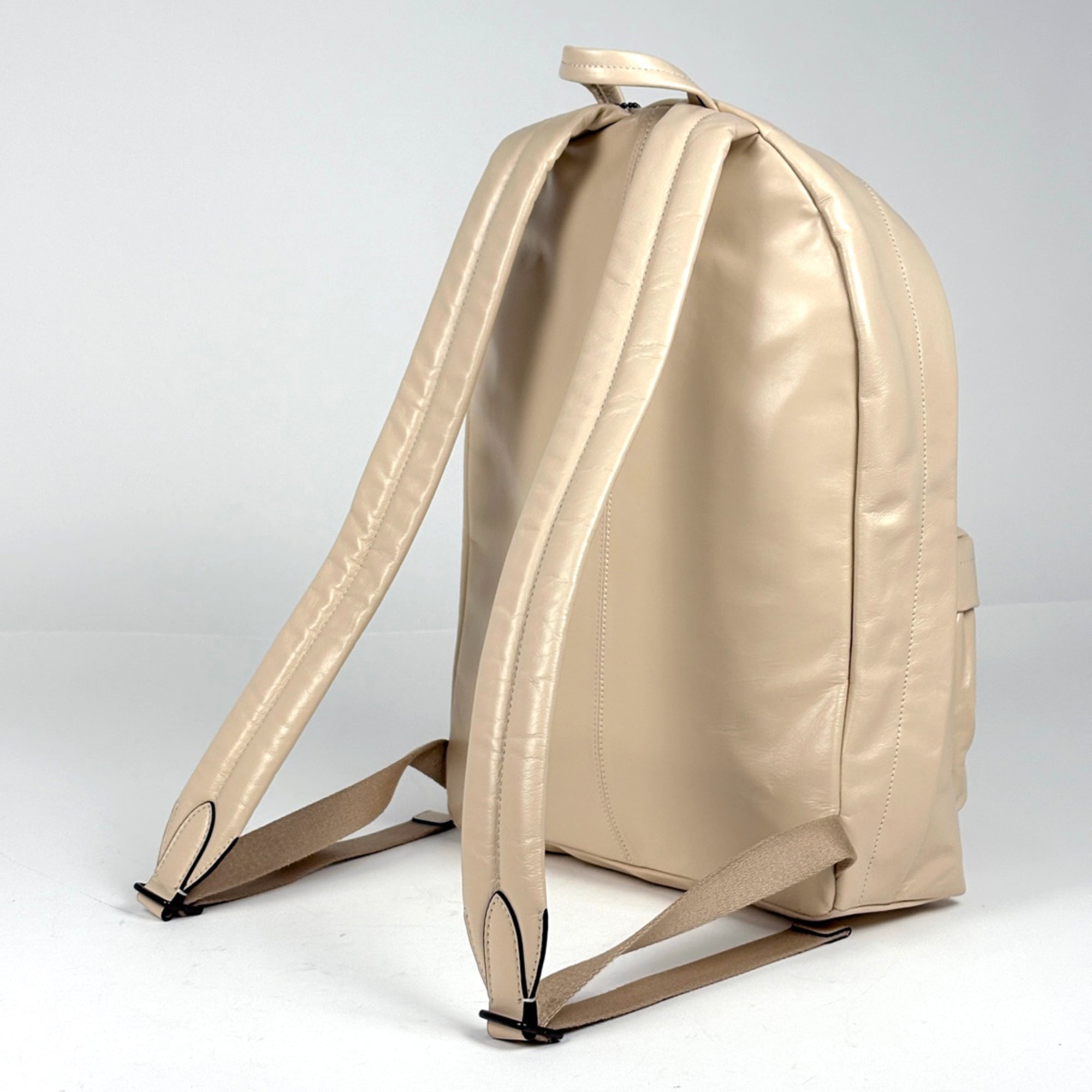 Coach Ivory Leather Backpack (Pre-Owned)