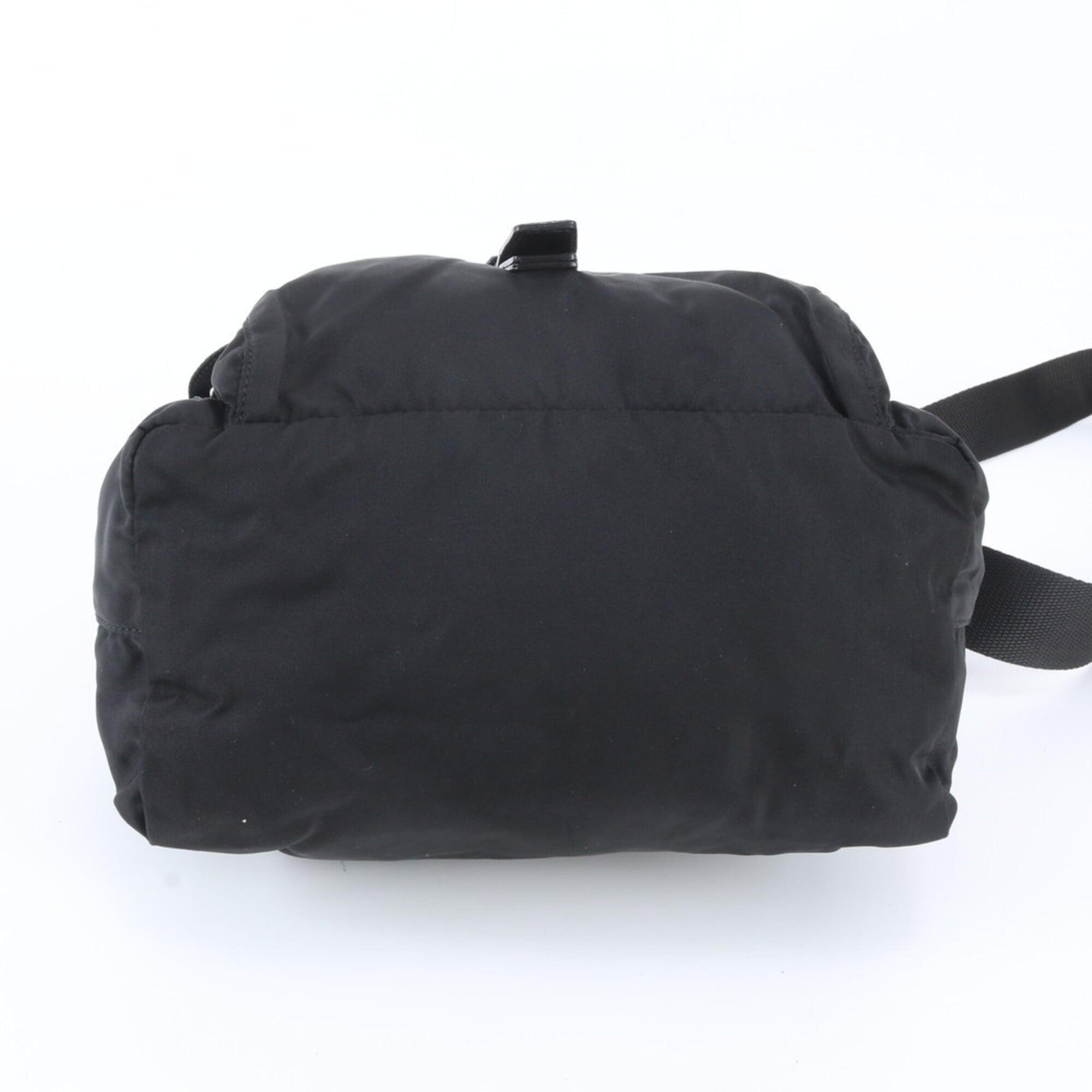 Prada Black Nylon Leather Shoulder Bag (Pre-Owned)