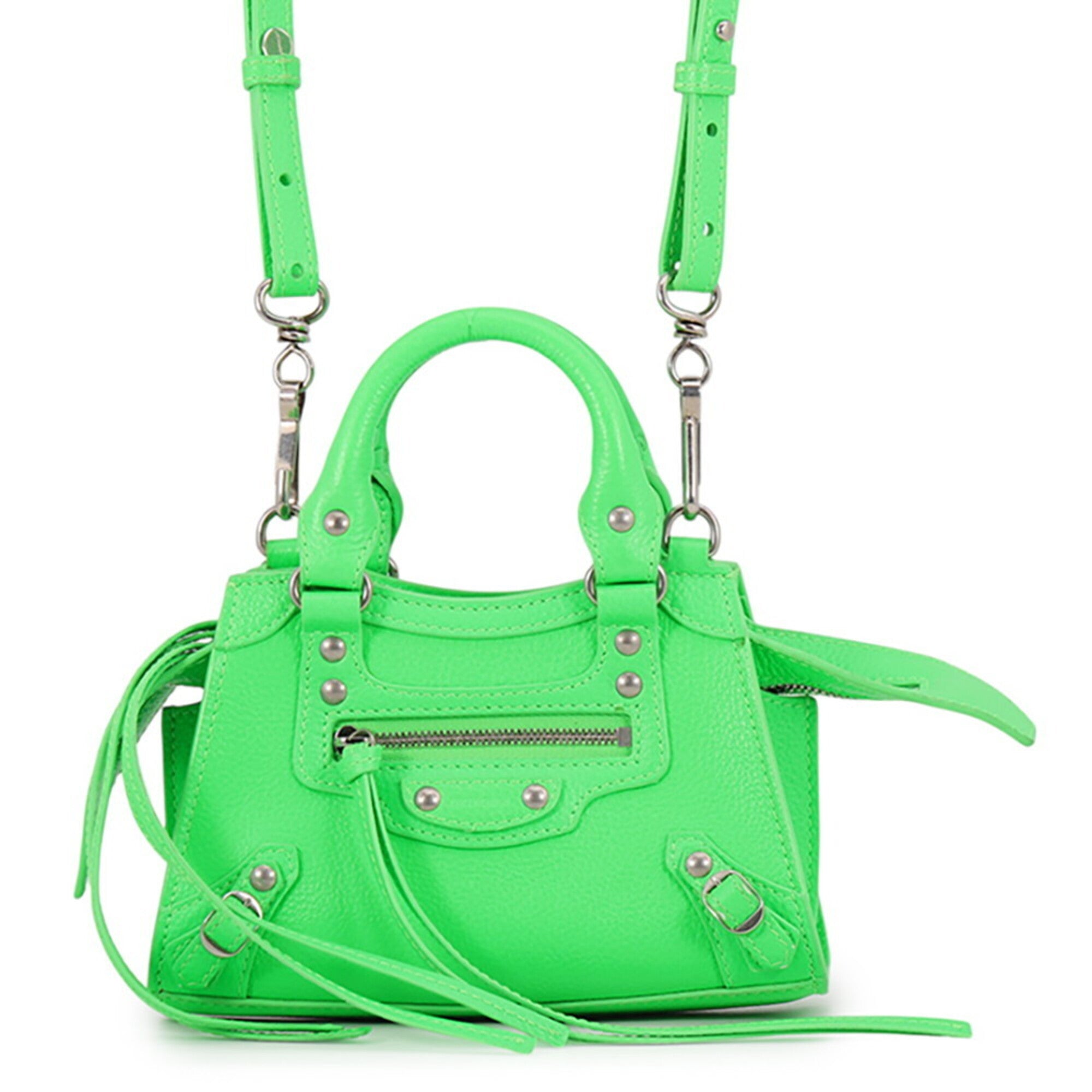Balenciaga Green Leather Handbag (Pre-Owned)