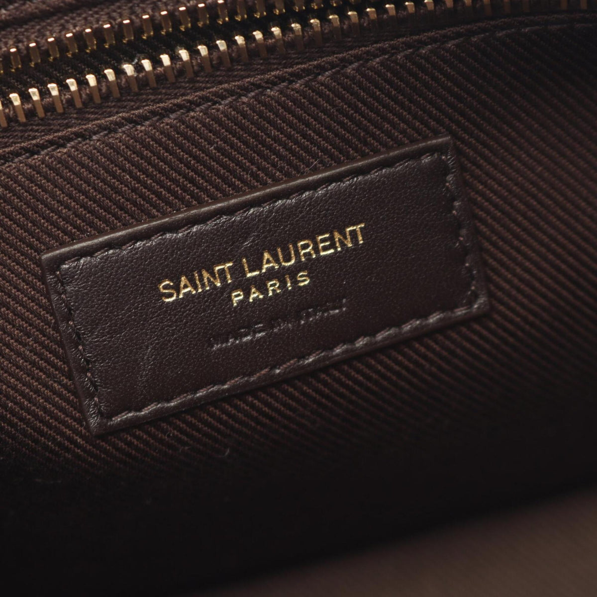 Saint Laurent Brown Pvc Leather Handbag Shoulder Bag (Pre-Owned)