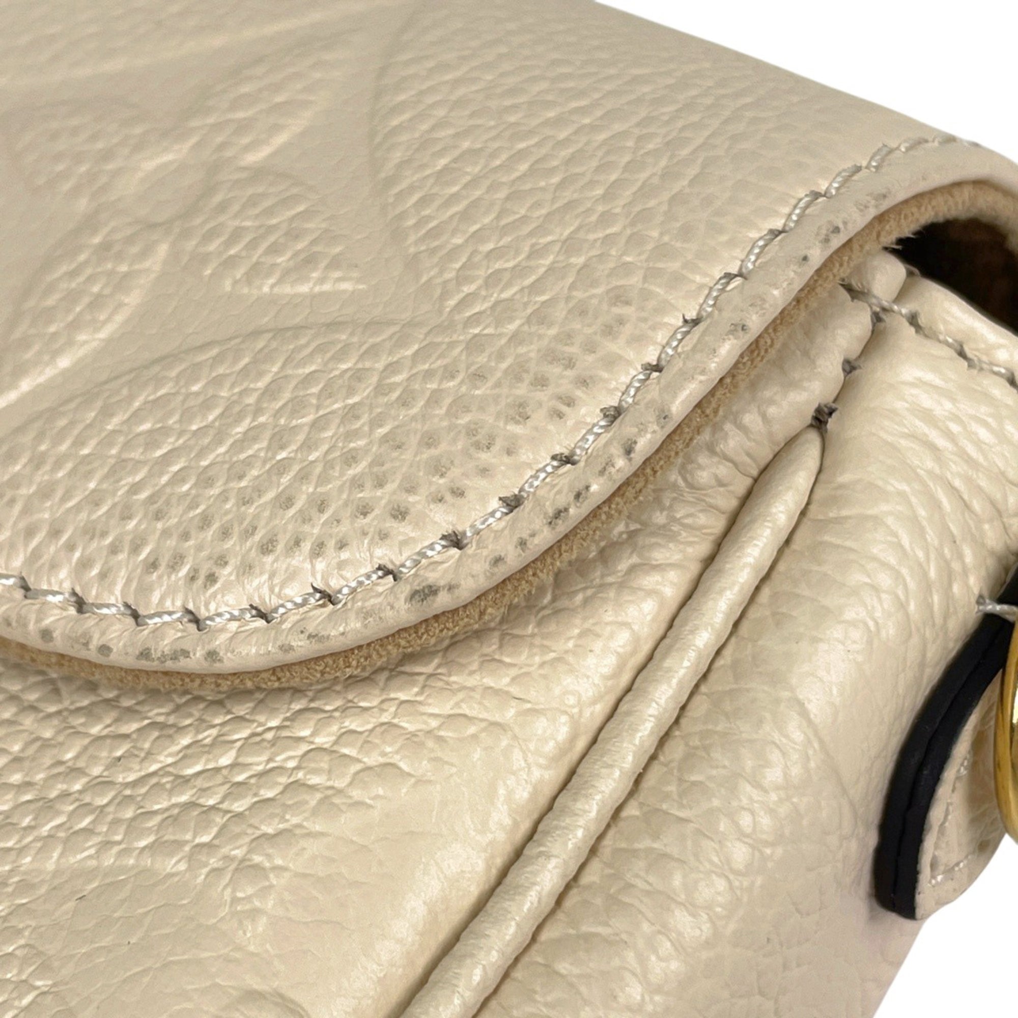 Louis Vuitton White Monogram Empreinte Shoulder Bag (Pre-Owned)