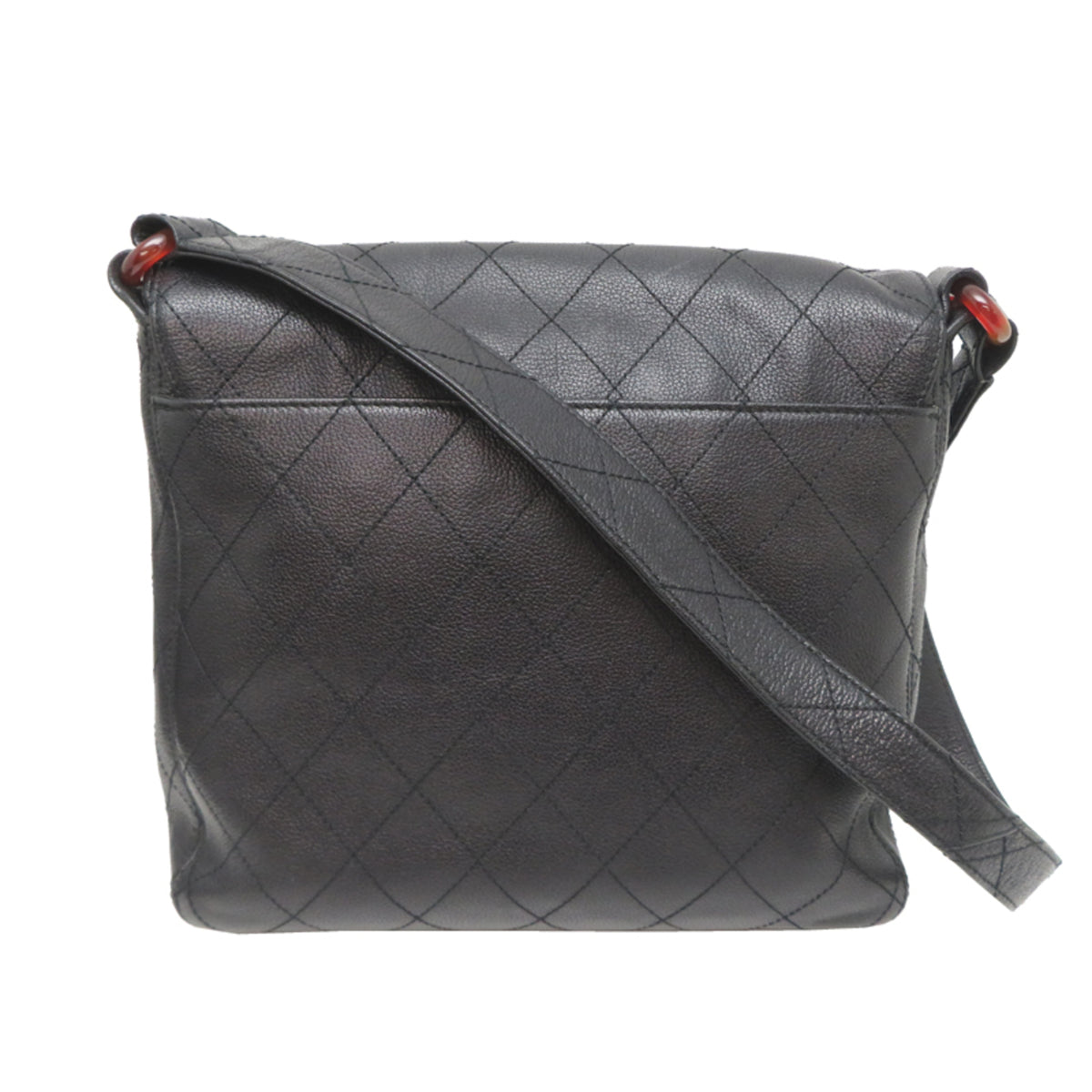 Chanel Black Leather Shoulder Bag (Pre-Owned)