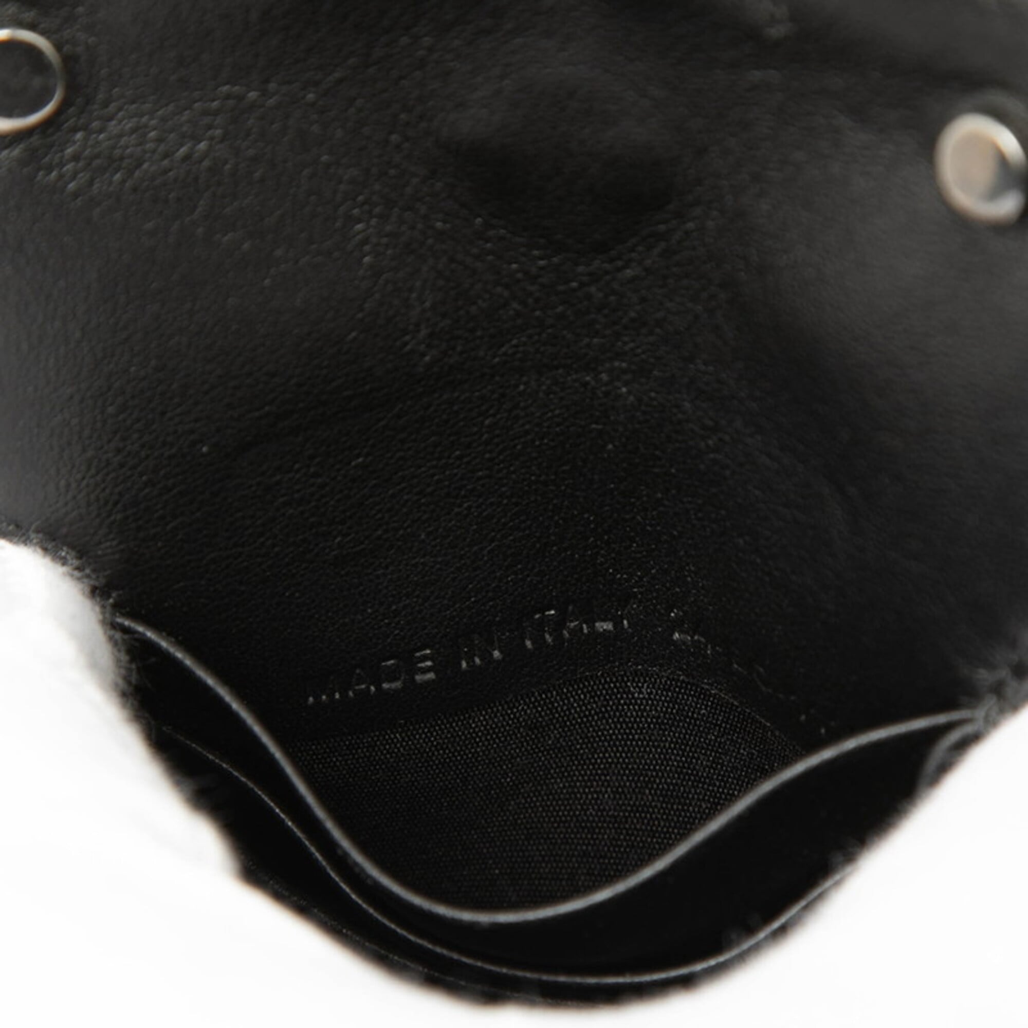 Christian Dior Beige Navy Black Canvas Leather Pochette Shoulder Bag (Pre-Owned)