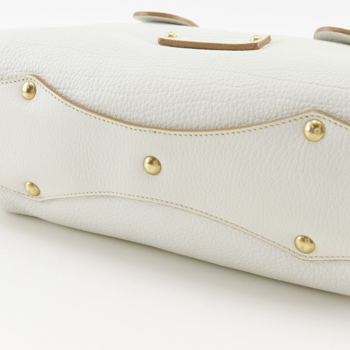 Salvatore Ferragamo White Leather Tote Bag (Pre-Owned)
