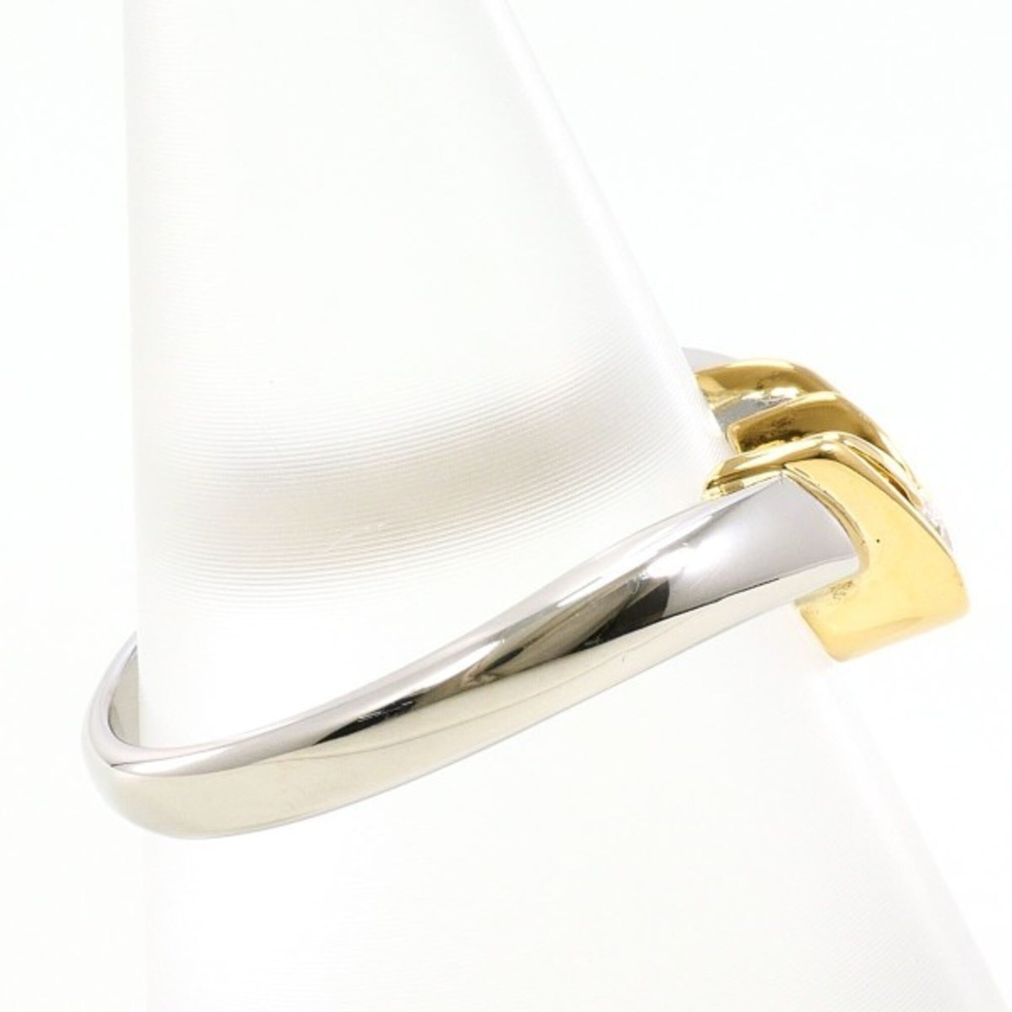 Unbranded Platinum Yellow Gold Yellow Gold (18K) Platinum 900 Band Ring (Pre-Owned)