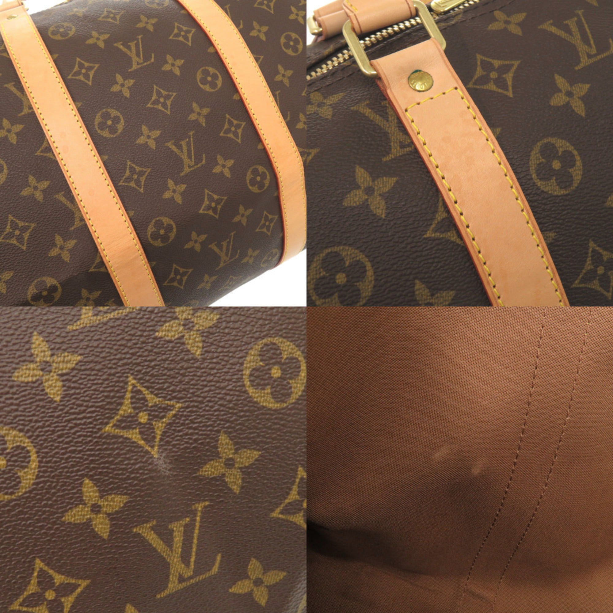 Louis Vuitton Brown Monogram Monogram Boston Bag (Pre-Owned)