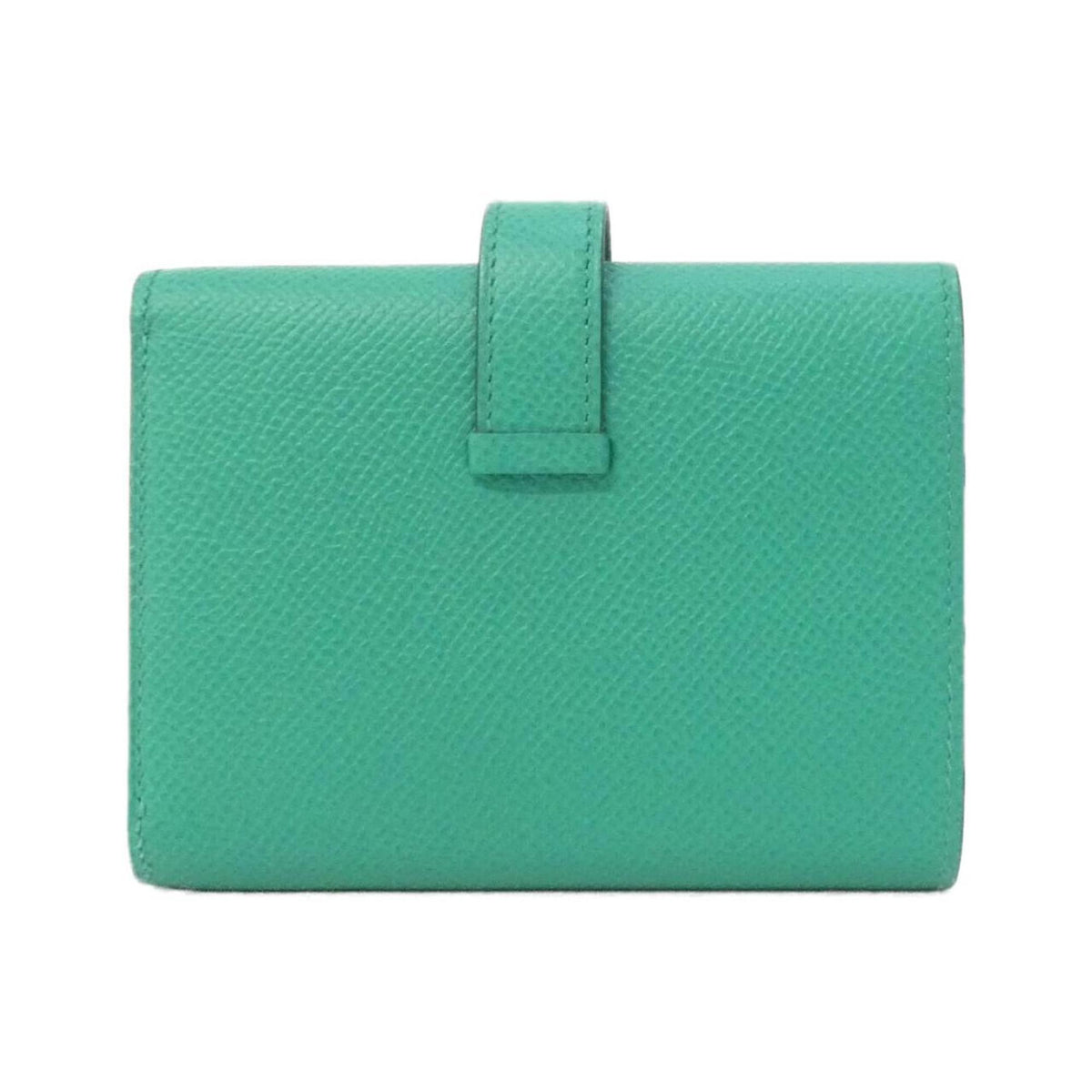 Hermes Green Epsom Leather Wallet (Tri-Fold) (Pre-Owned)