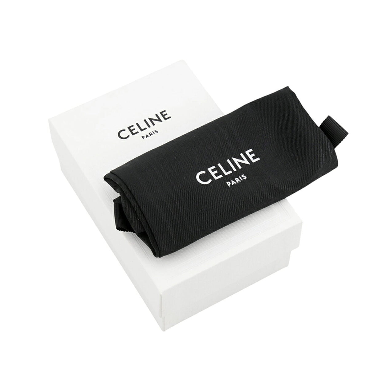 Celine Black Leather Wallet (Tri-Fold) (Pre-Owned)