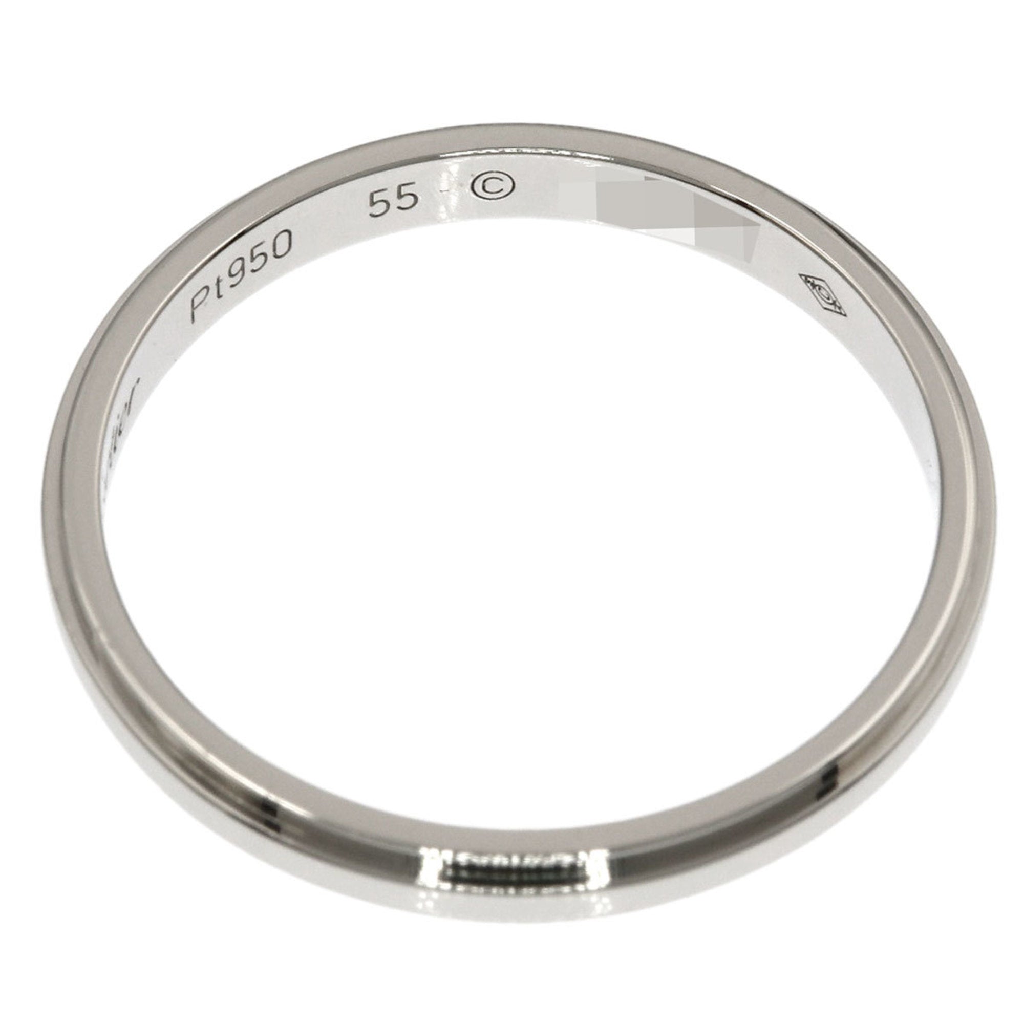Cartier Platinum 950 Band Ring (Pre-Owned)