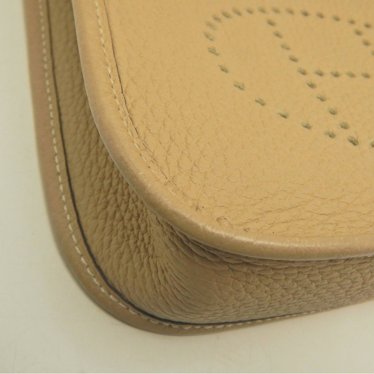 Hermes Brown Taurillon Clemence Leather Shoulder Bag (Pre-Owned)
