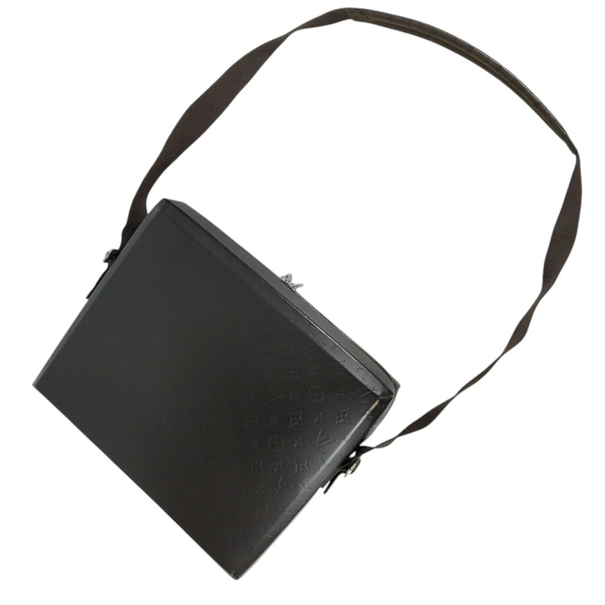 Louis Vuitton Brown Coffee Leather Briefcase Shoulder Bag (Pre-Owned)