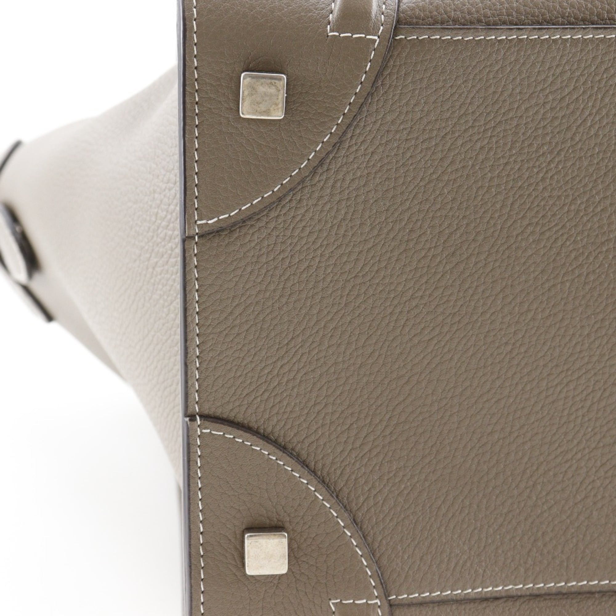 Celine Gray Leather Handbag (Pre-Owned)