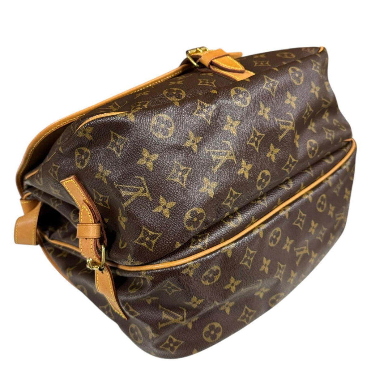 Louis Vuitton Brown Monogram Shoulder Bag (Pre-Owned)