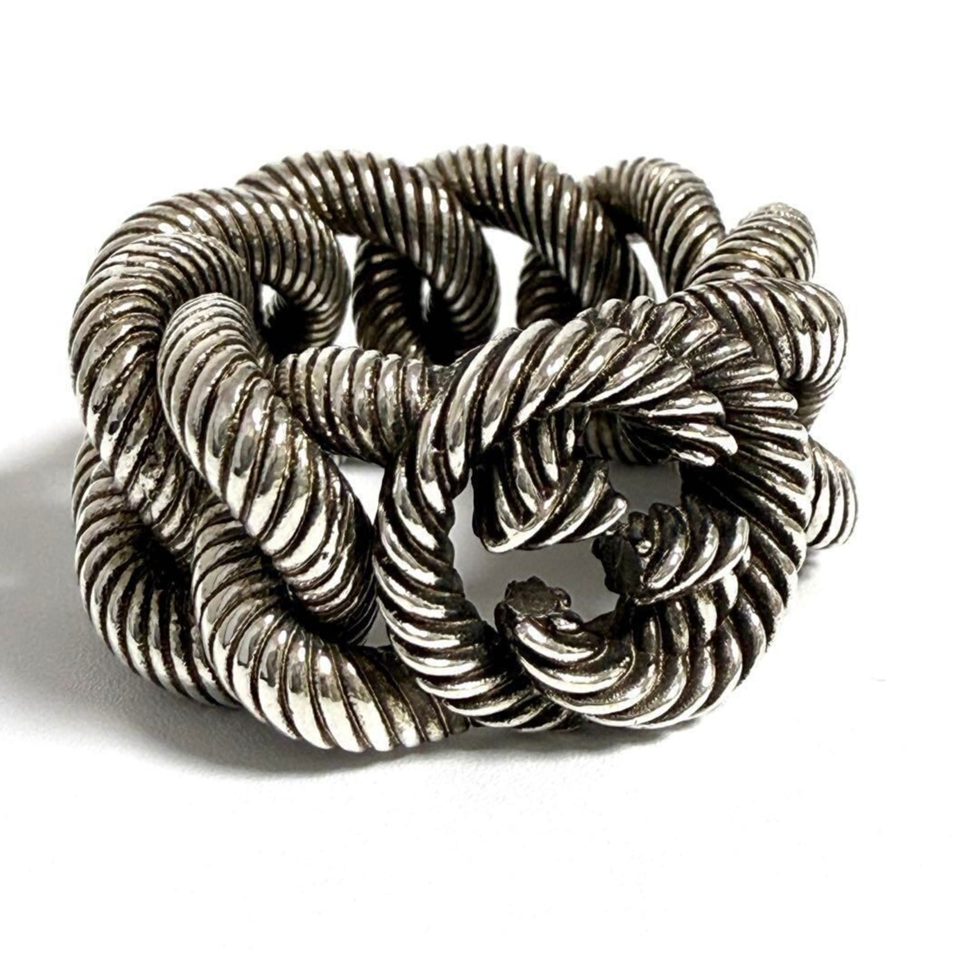 Gucci Silver 925 Band Ring (Pre-Owned)