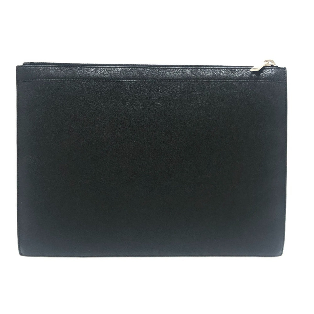 Saint Laurent Black Leather Clutch Bag (Pre-Owned)