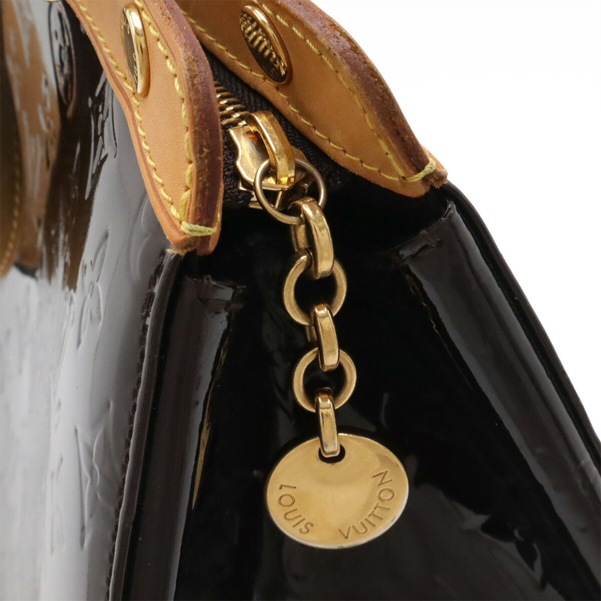 Louis Vuitton Monogram Vernis Amarante Patent Leather Handbag Shoulder Bag Tote Bag (Pre-Owned)