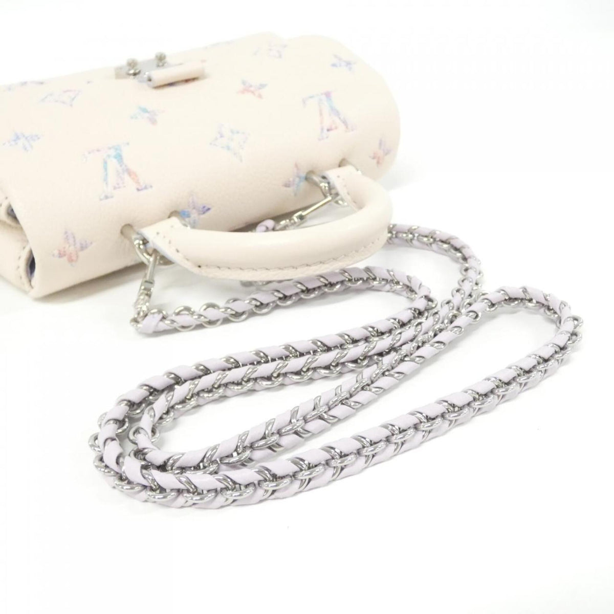 Louis Vuitton Monogram White Monogram Empreinte Leather Shoulder Bag (Pre-Owned)