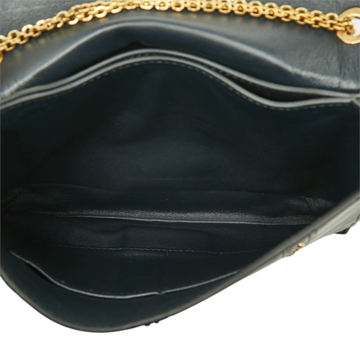 Valentino Black Leather Handbag Shoulder Bag (Pre-Owned)