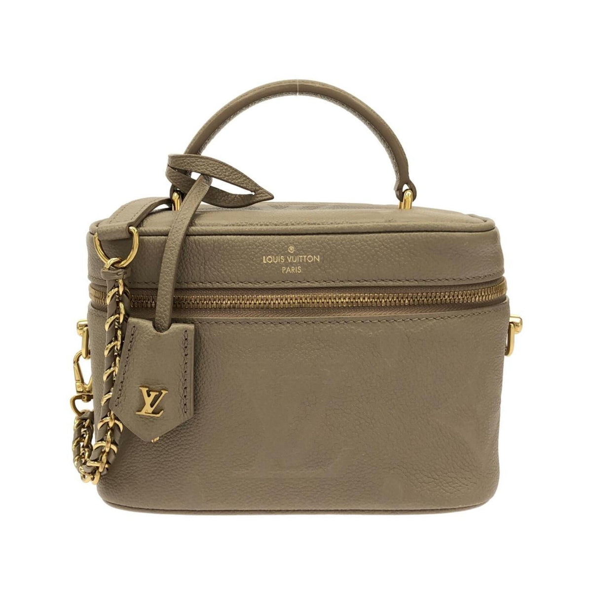 Louis Vuitton Tourterelle Leather Handbag (Pre-Owned)