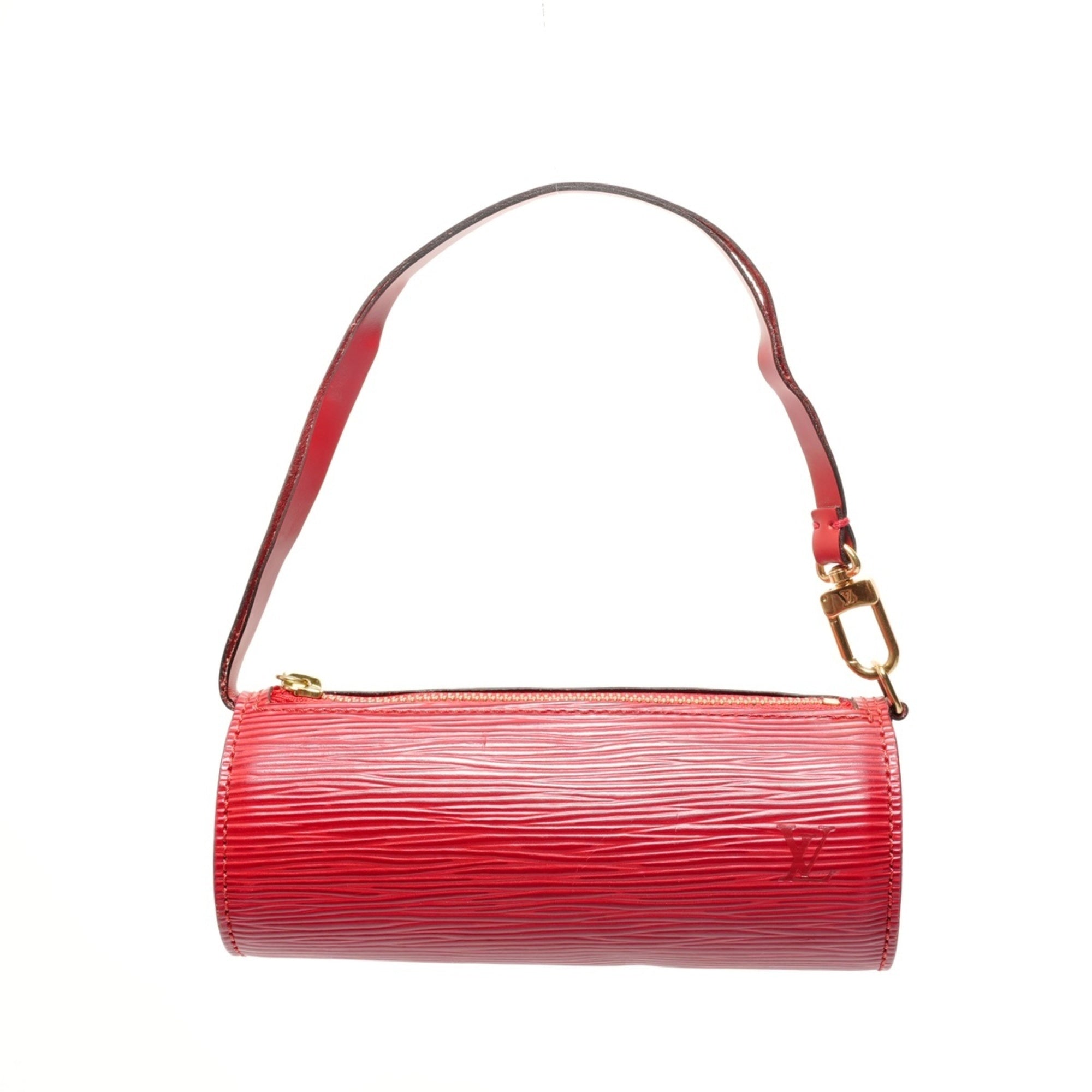 Louis Vuitton Red Color Pouch Shoulder Bag (Pre-Owned)